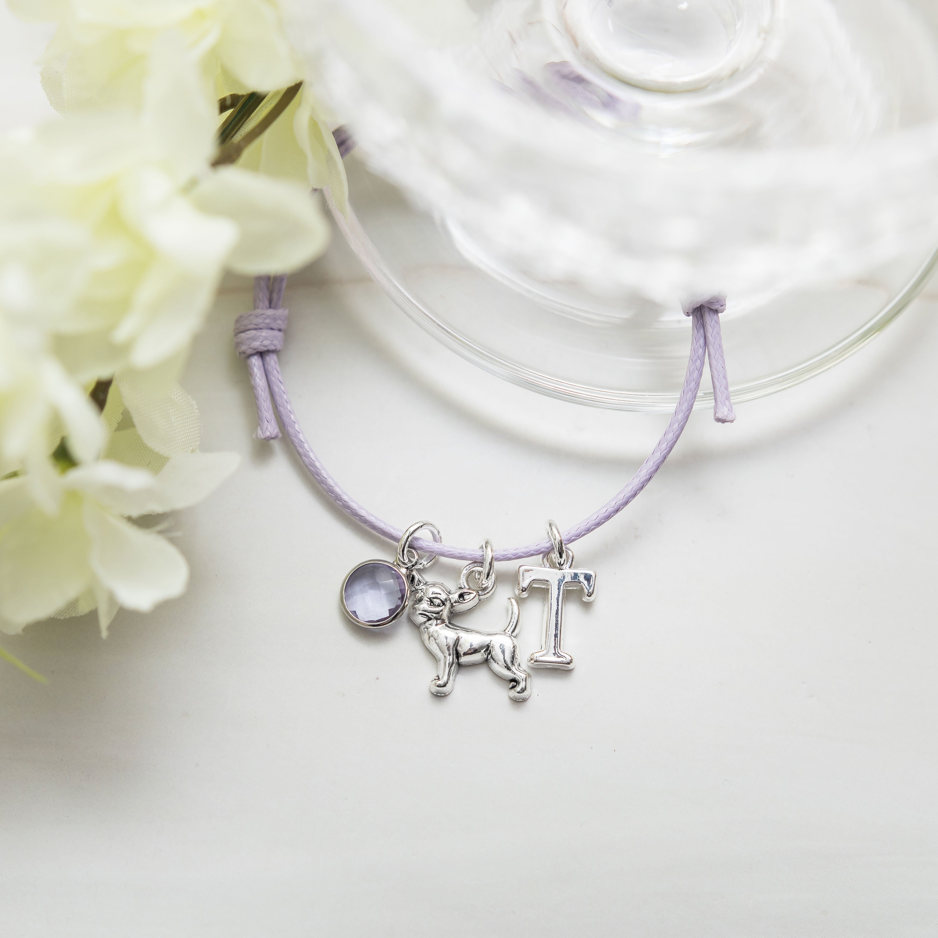 Personalised Chihuahua Cotton Bracelet