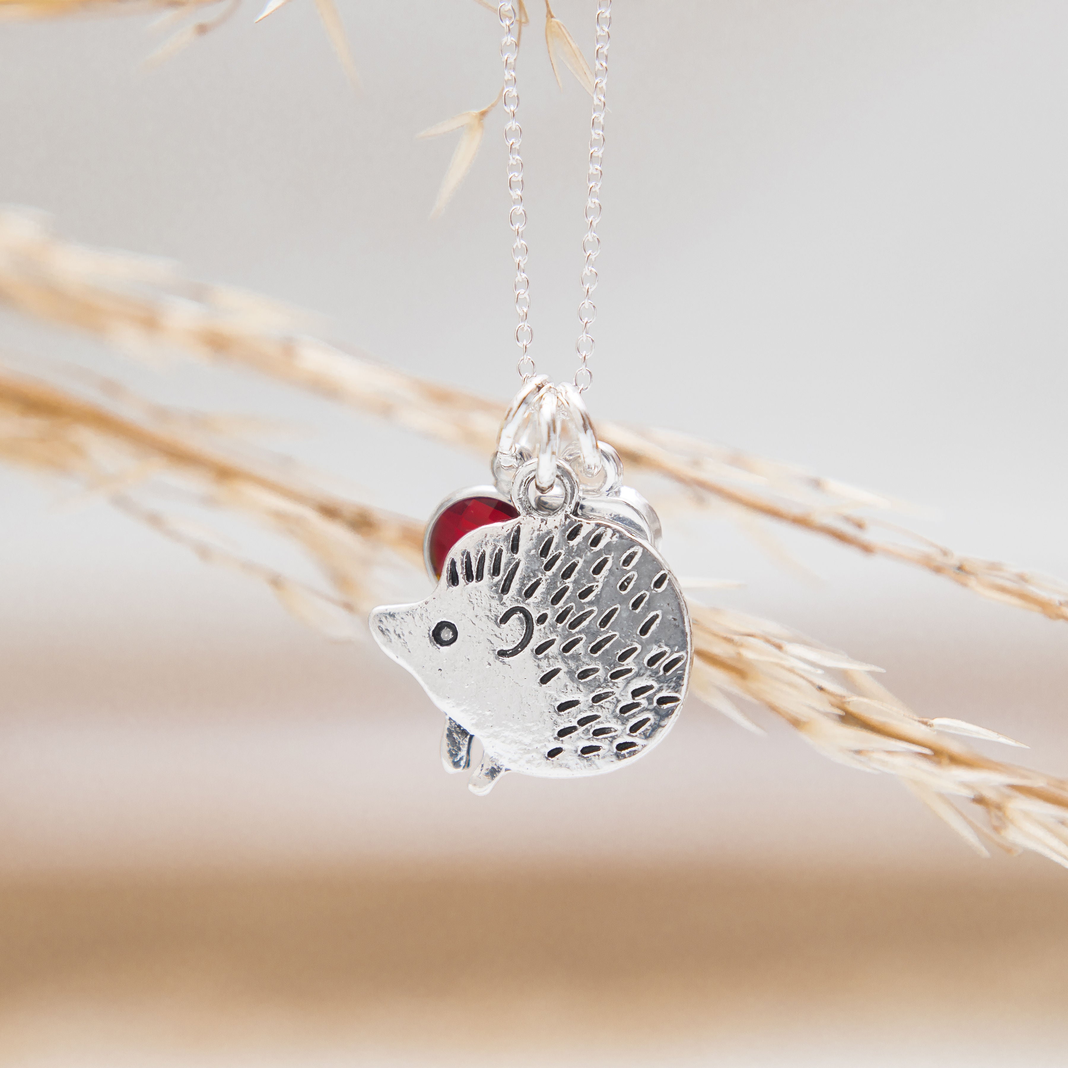 Personalised Hedgehog Necklace