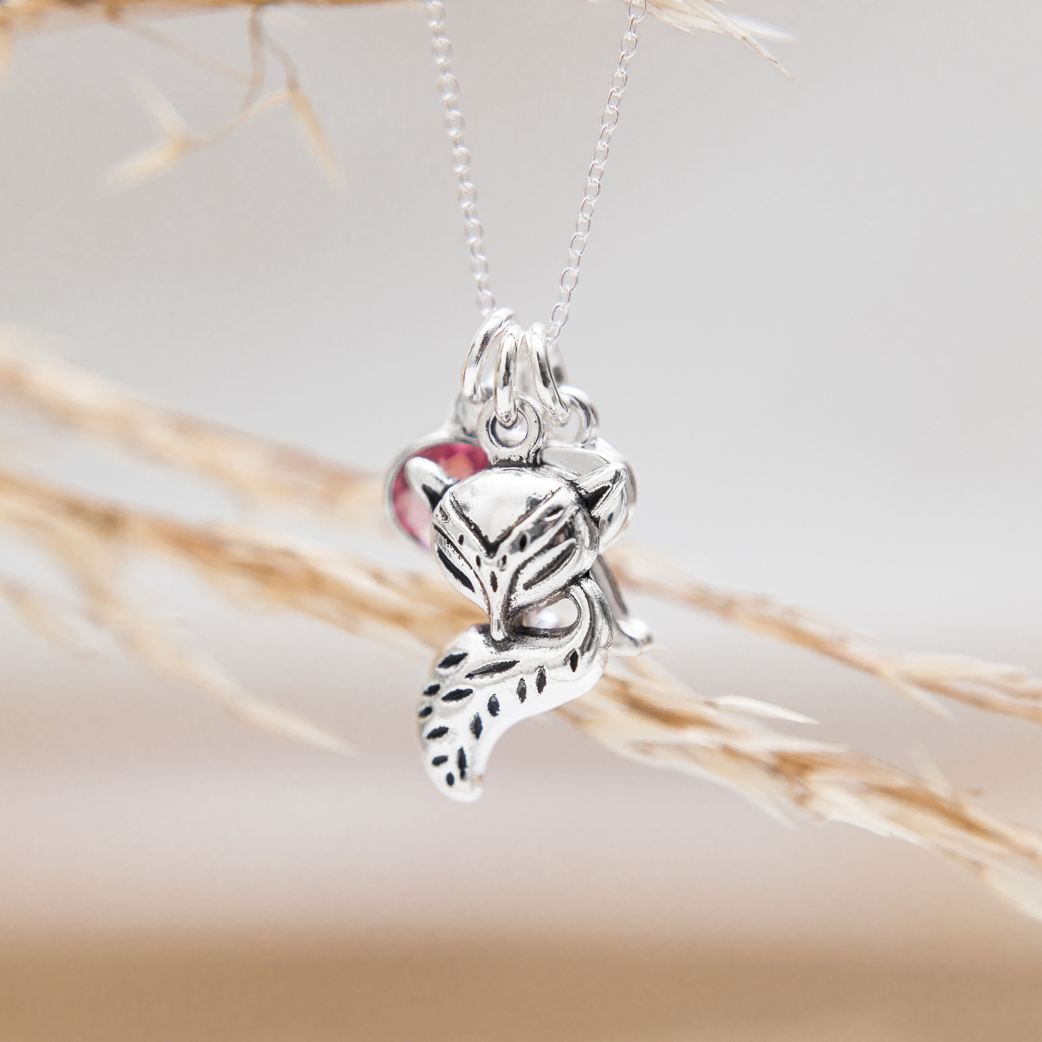 Personalised Fox Necklace