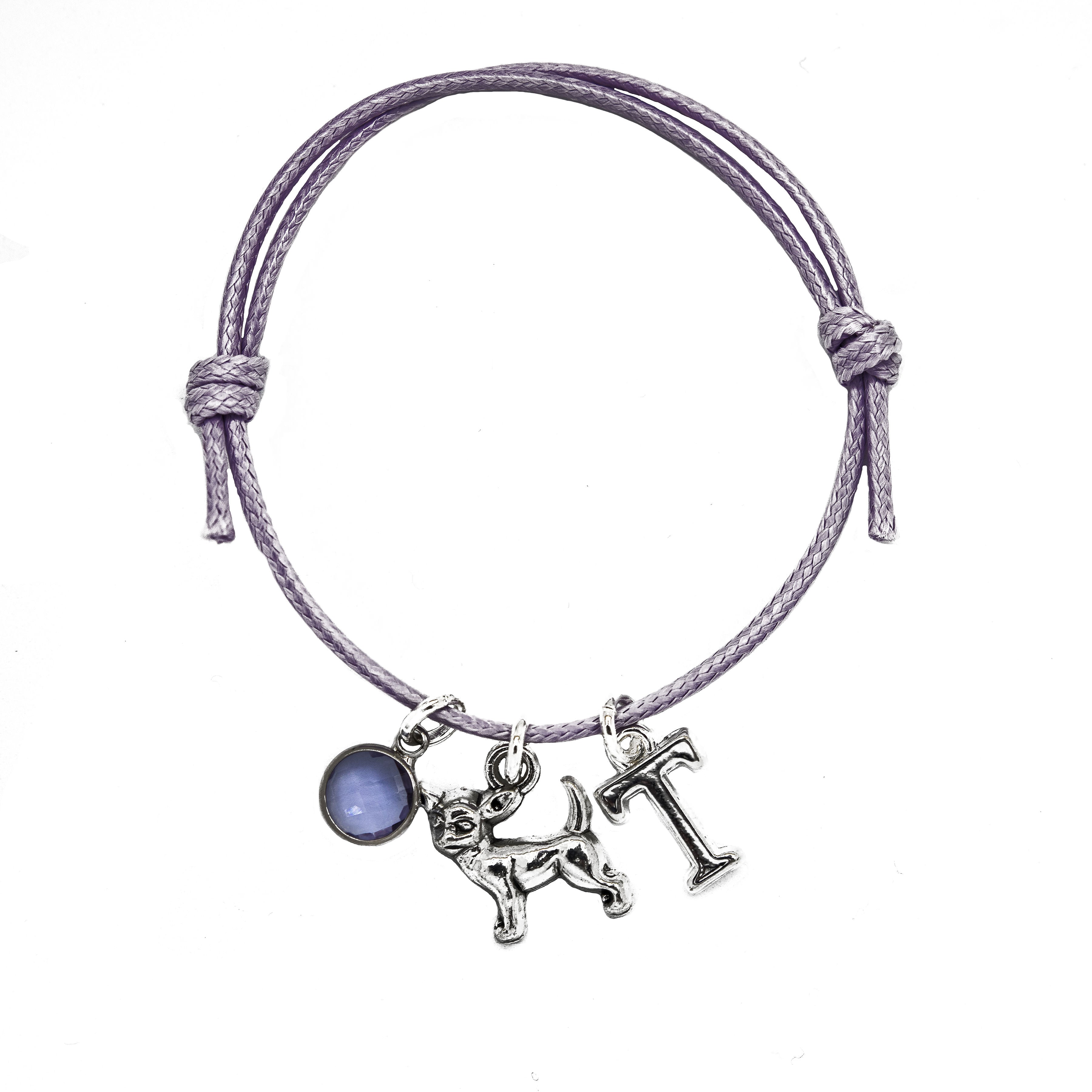 Personalised Chihuahua Cotton Bracelet