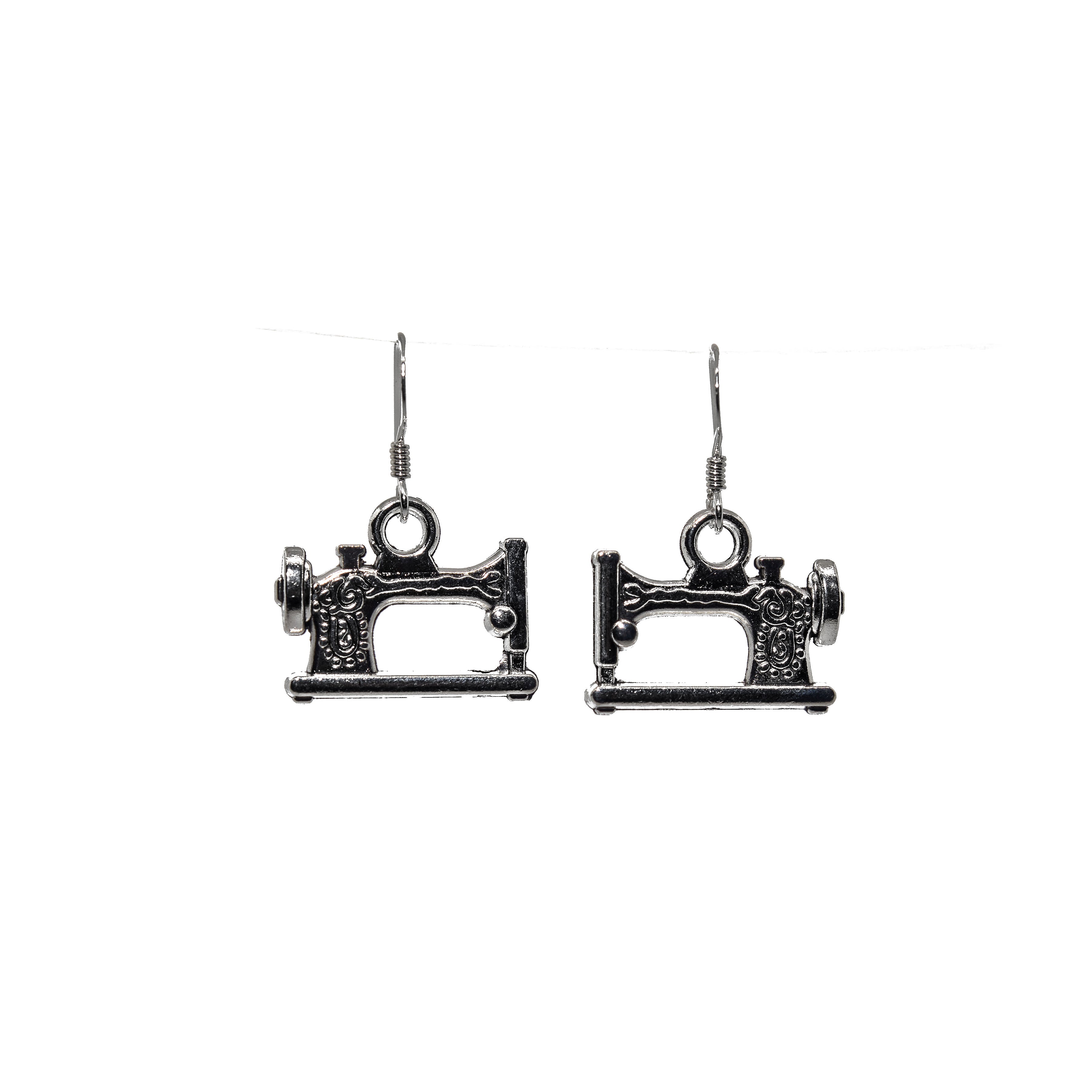 Sewing Machine Charm Earrings