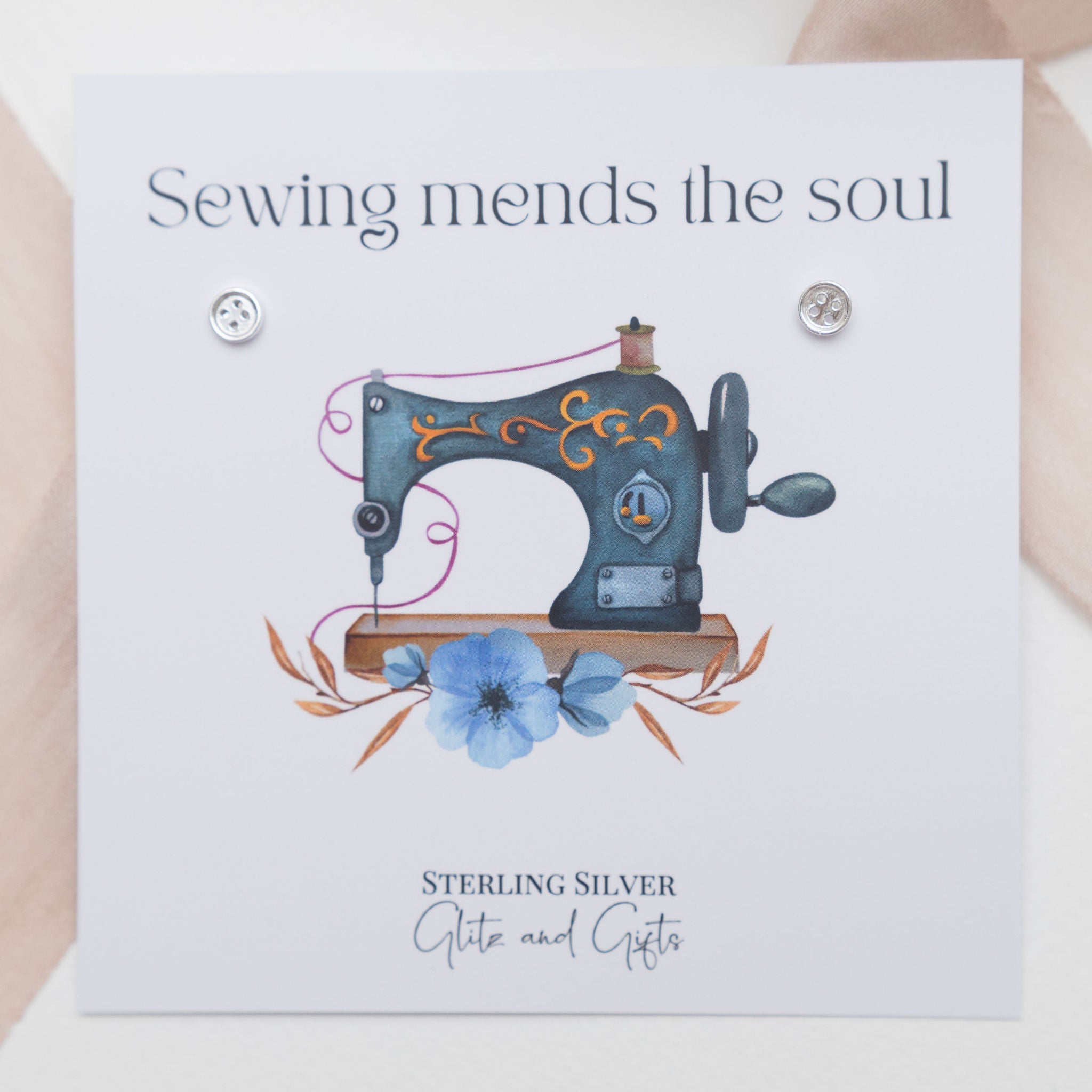 Sewing Earring Card