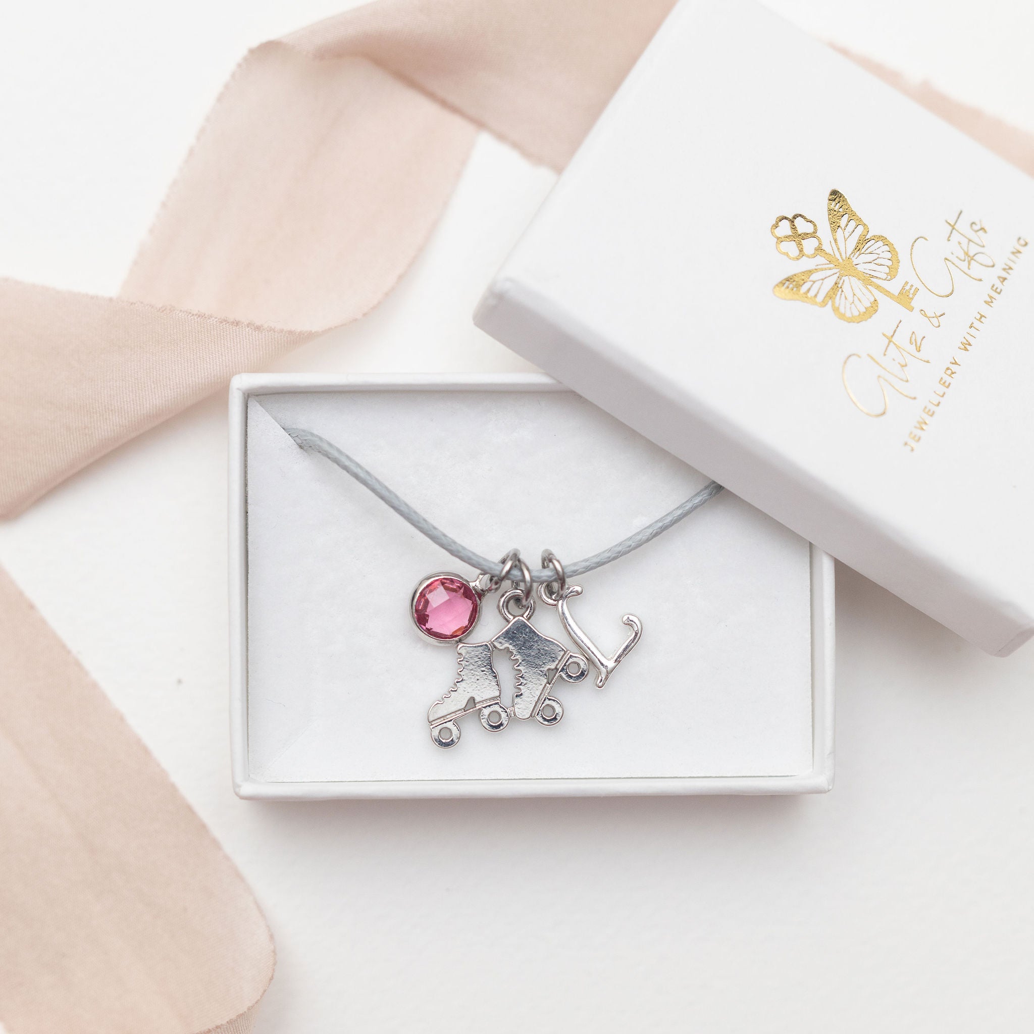 Personalised Roller Skate Cord Bracelet