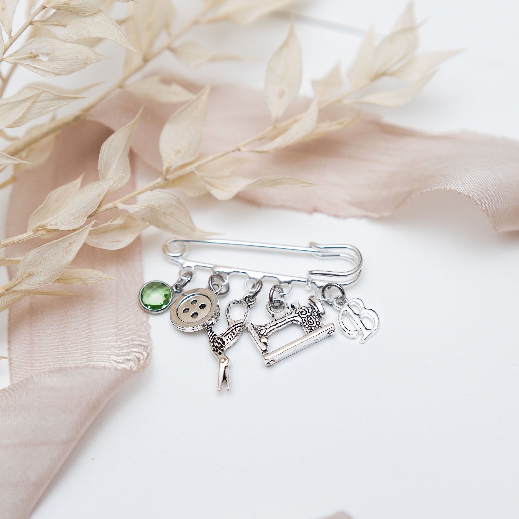 Personalised Sewing Brooch