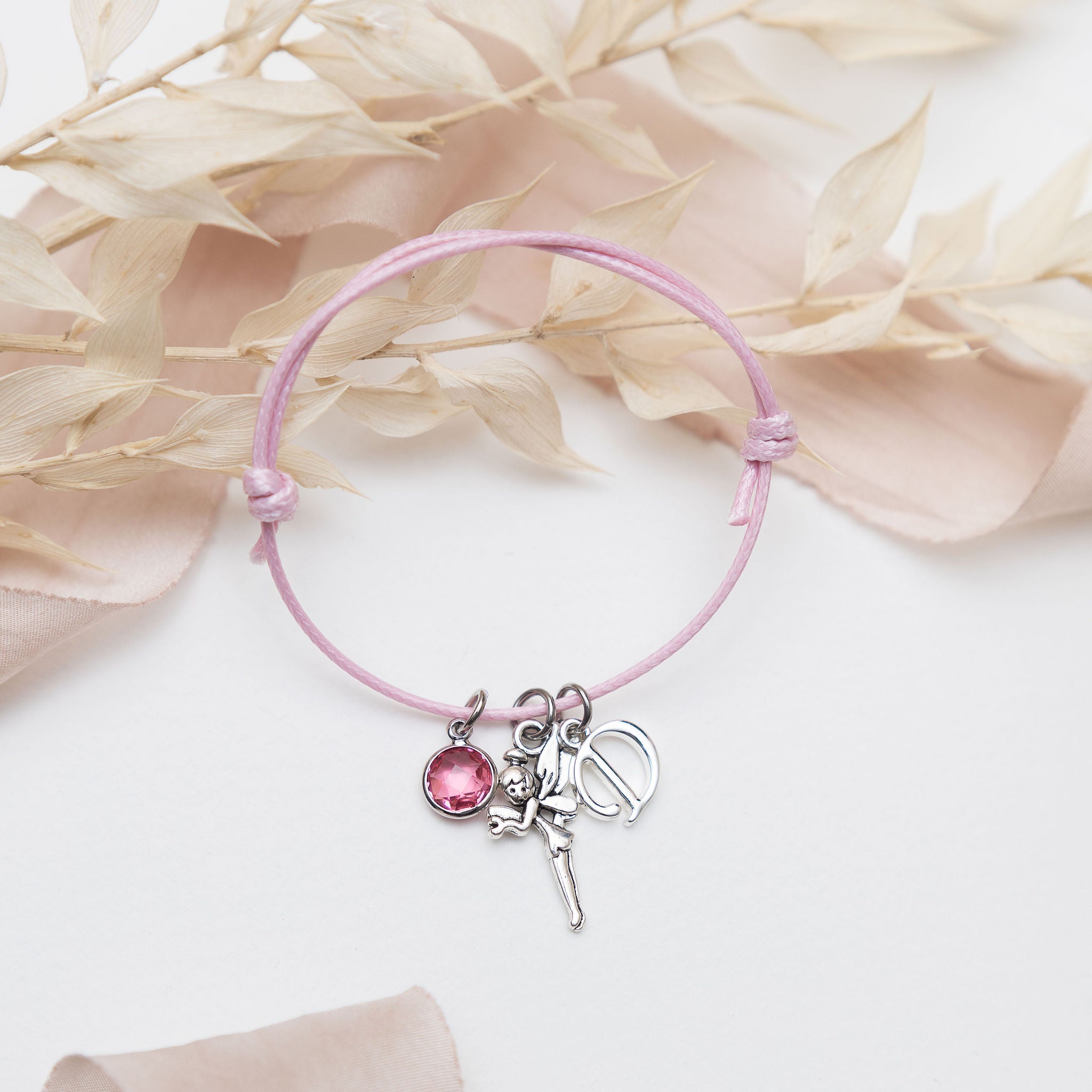 Personalised Fairy Cotton Bracelet