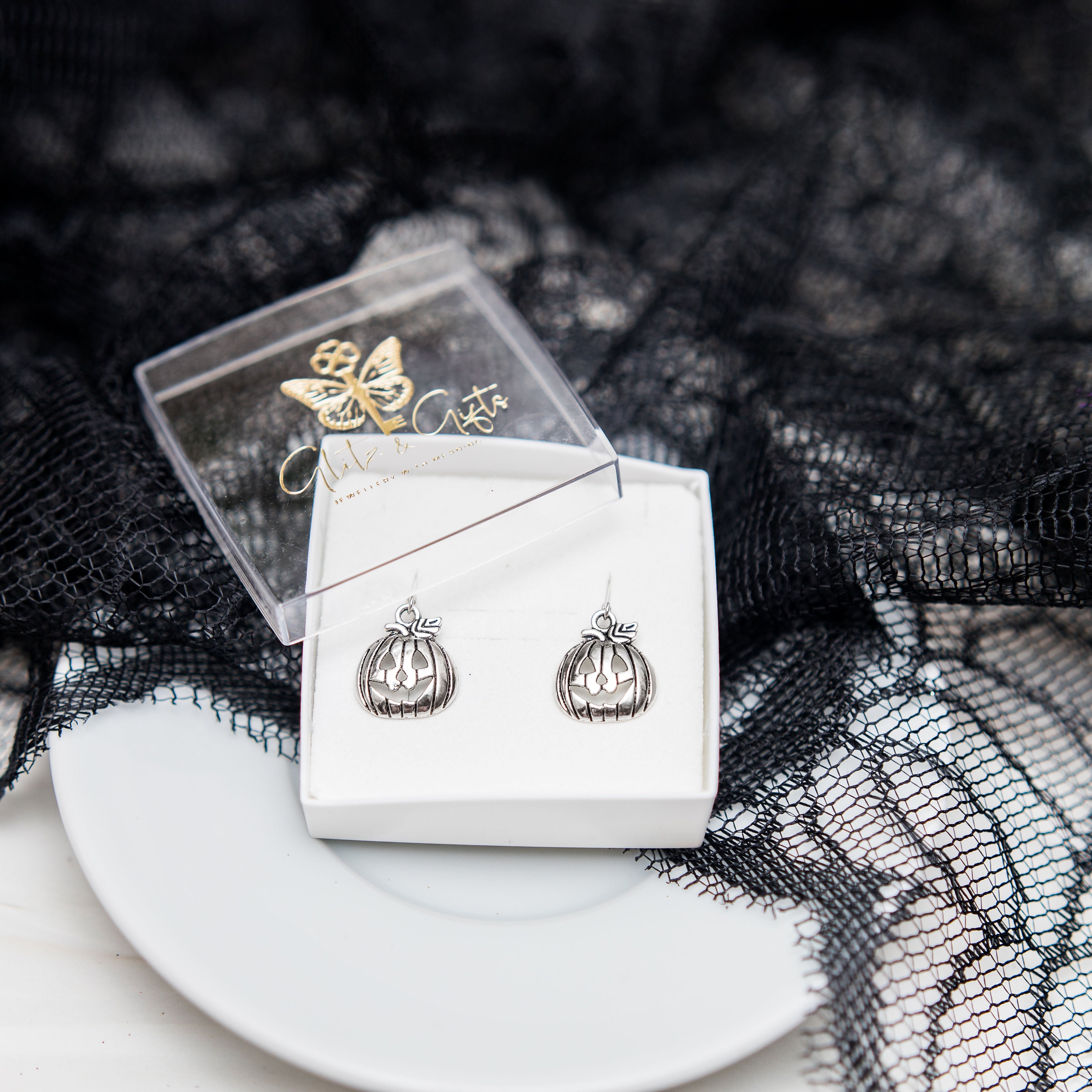 Pumpkin Charm Earrings