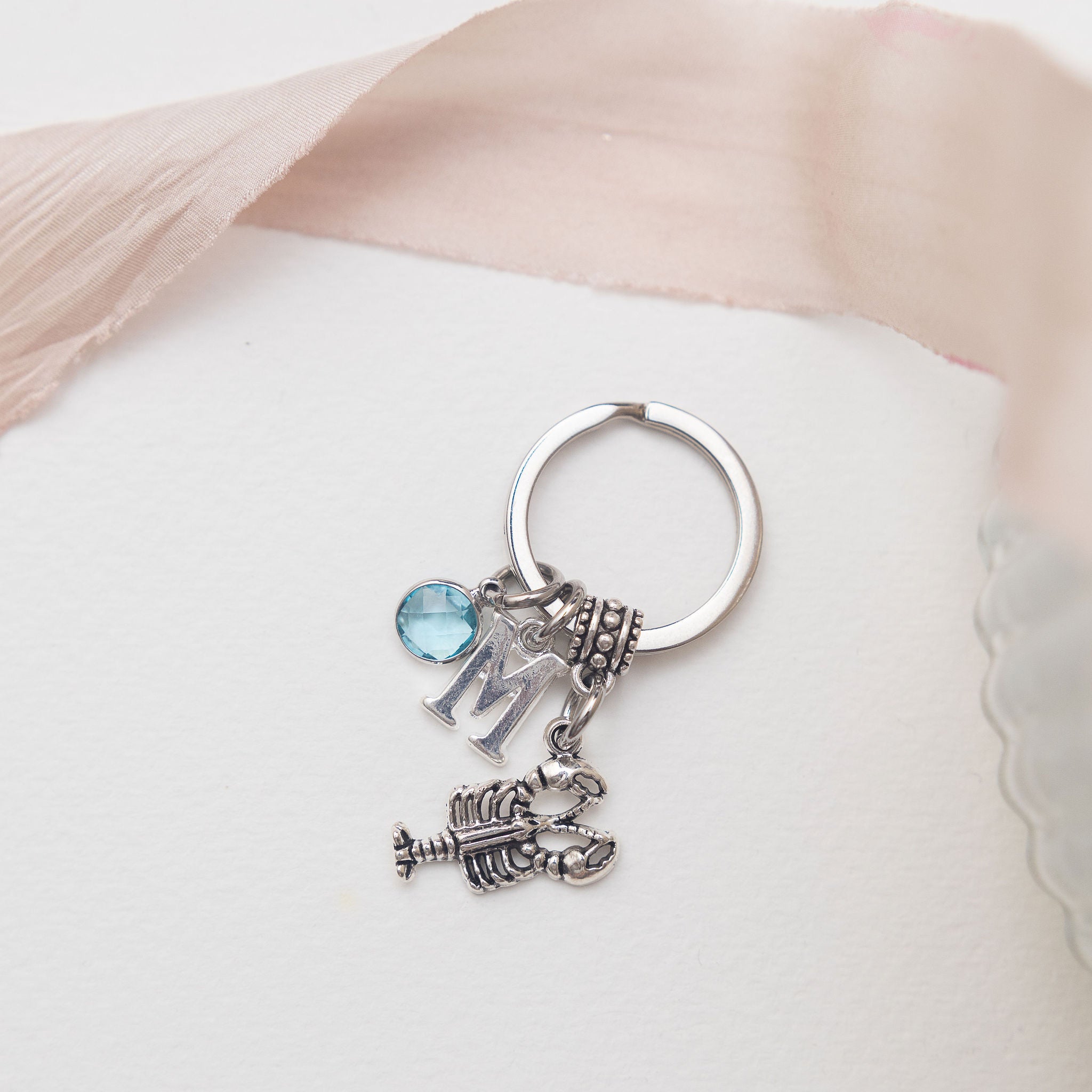 Personalised Lobster Keyring