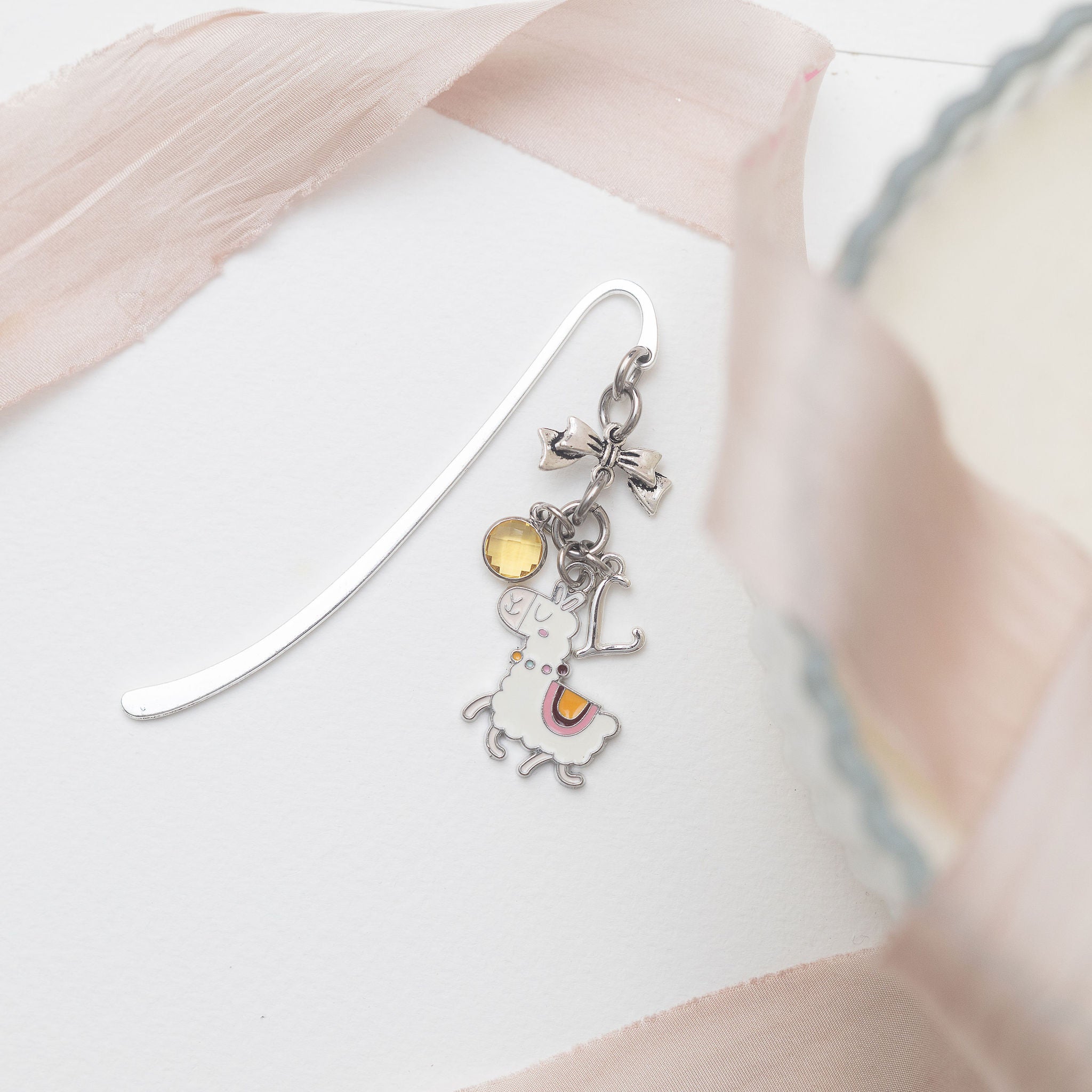 Personalised Llama Bookmark