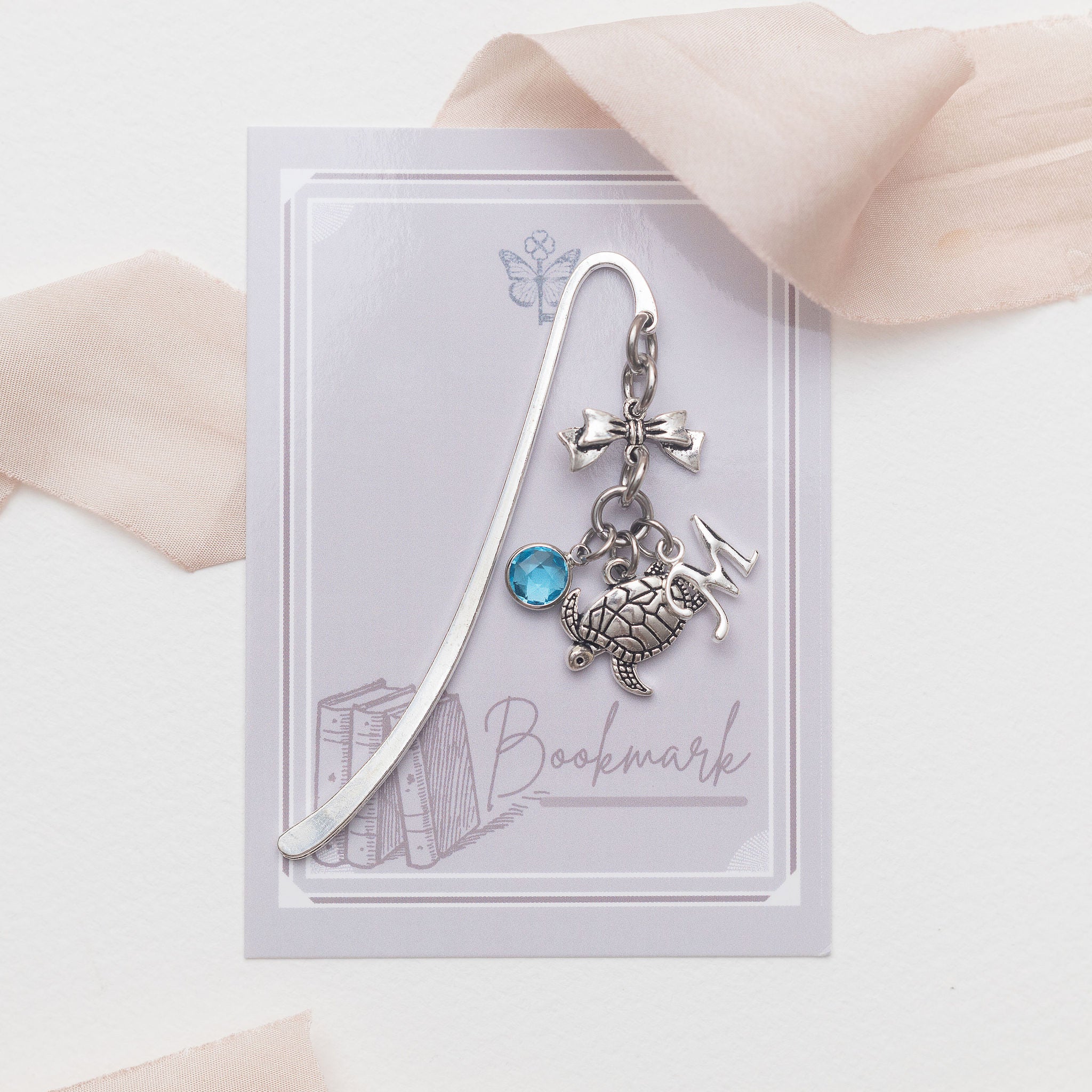 Personalised Turtle Bookmark