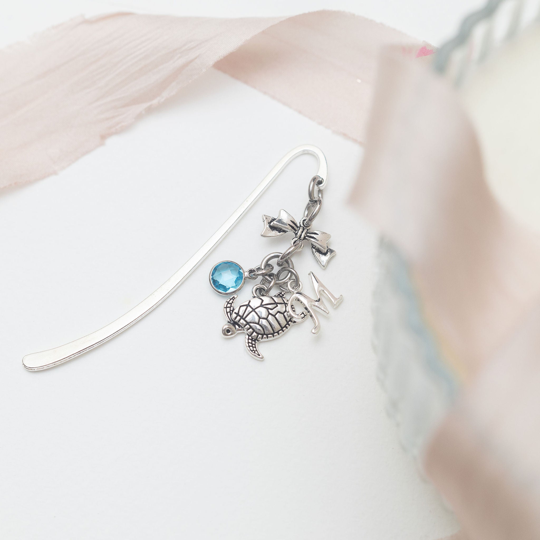 Personalised Turtle Bookmark