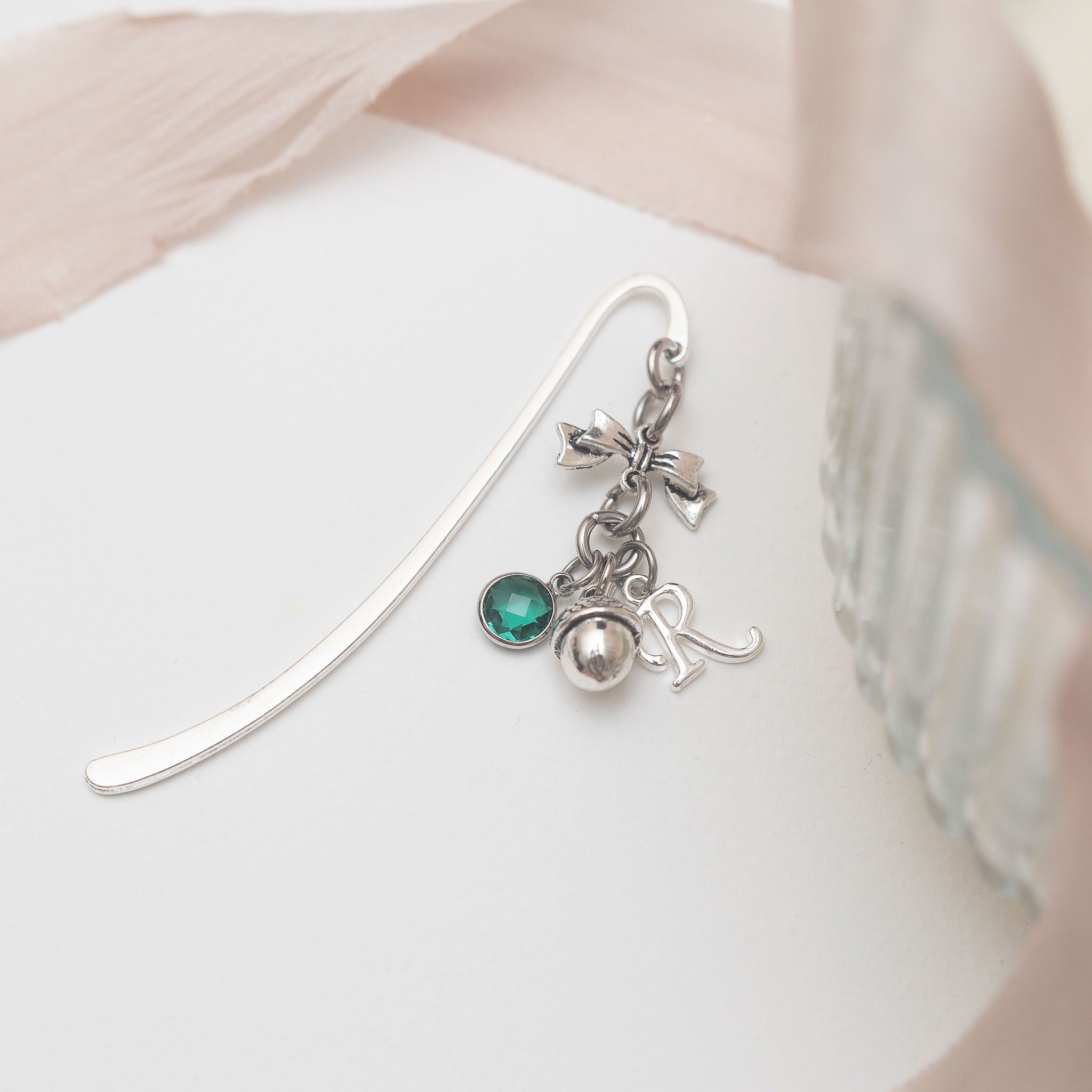 Personalised Acorn Bookmark