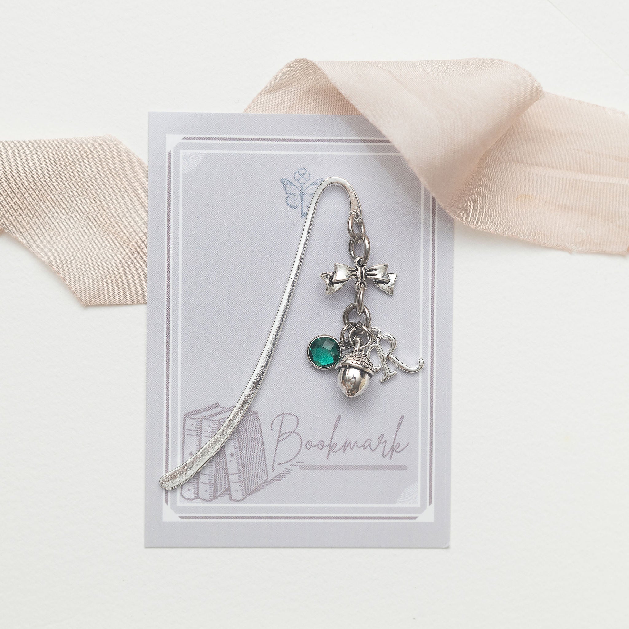 Personalised Acorn Bookmark