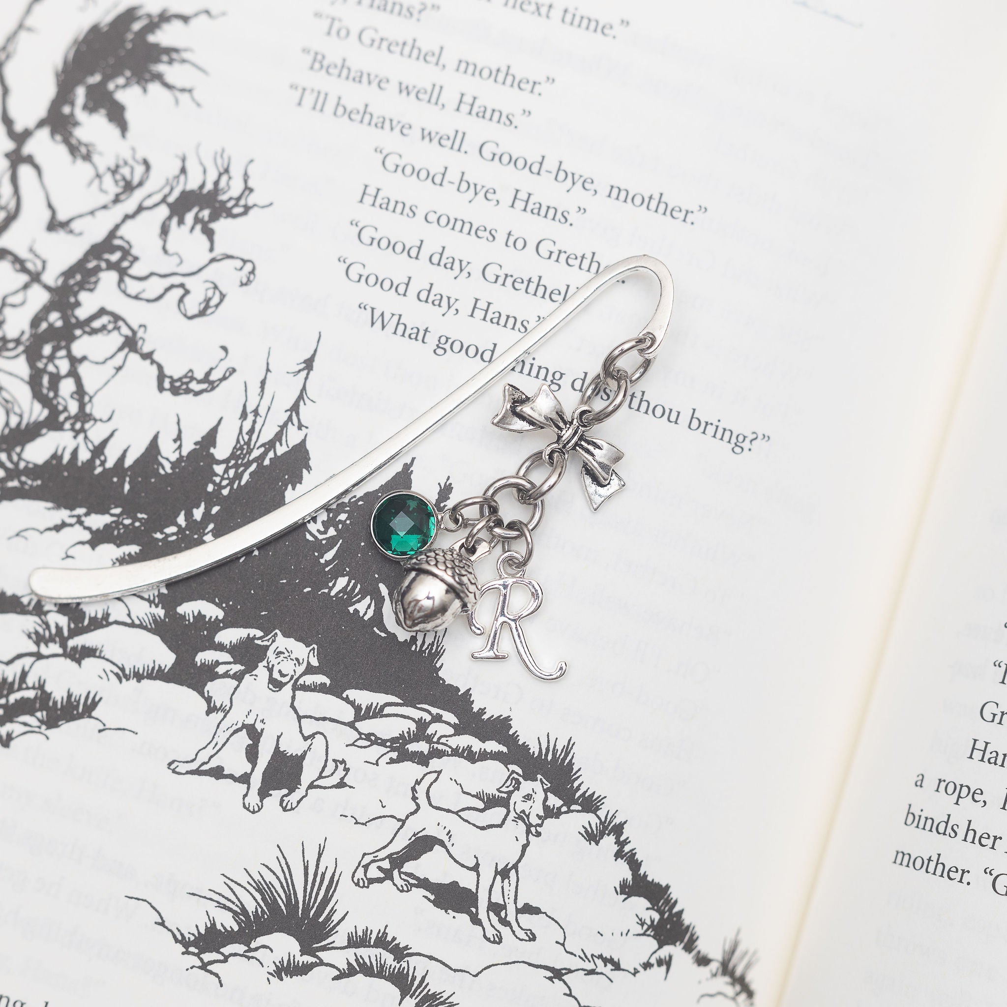 Personalised Acorn Bookmark