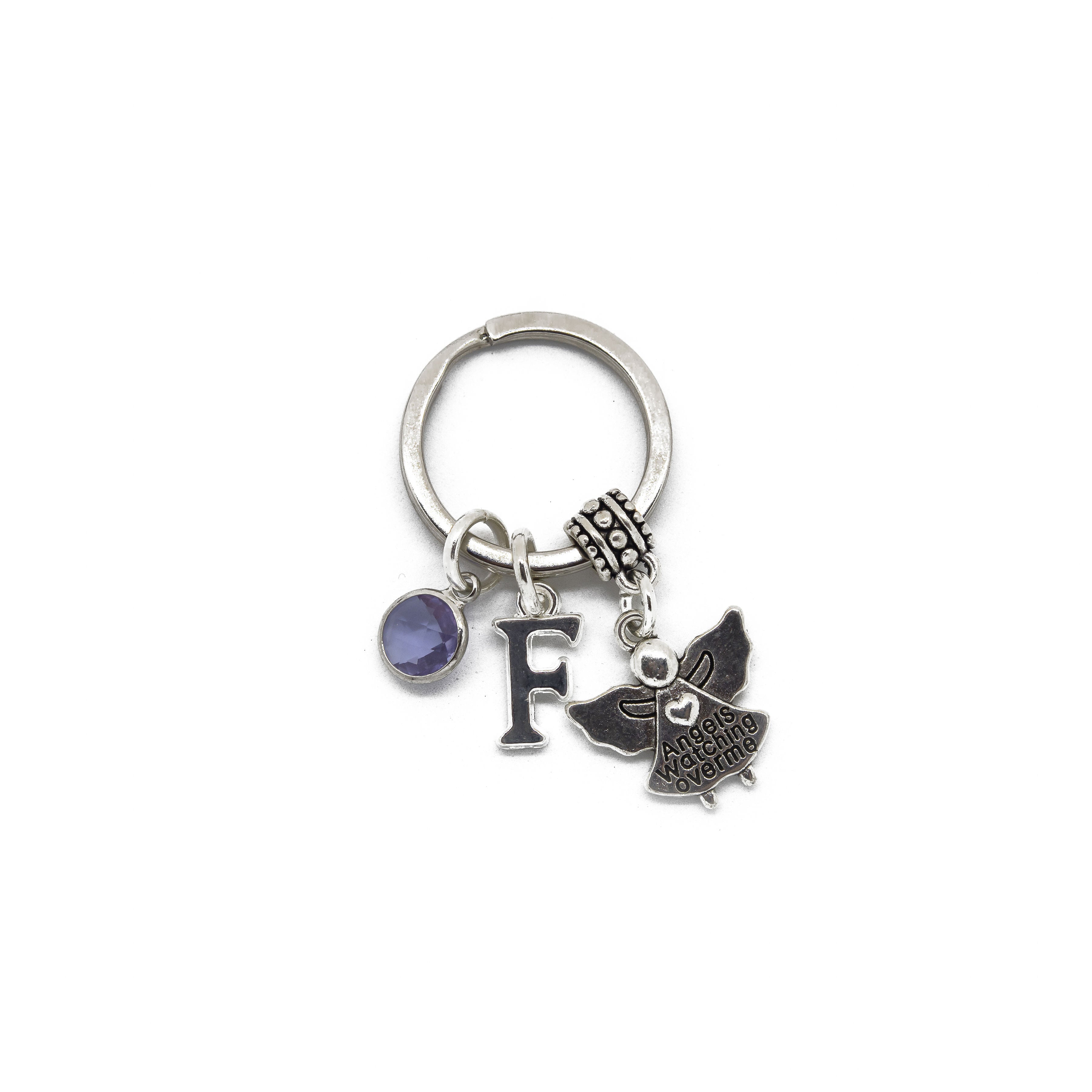 Personalised Guardian Angel Keyring