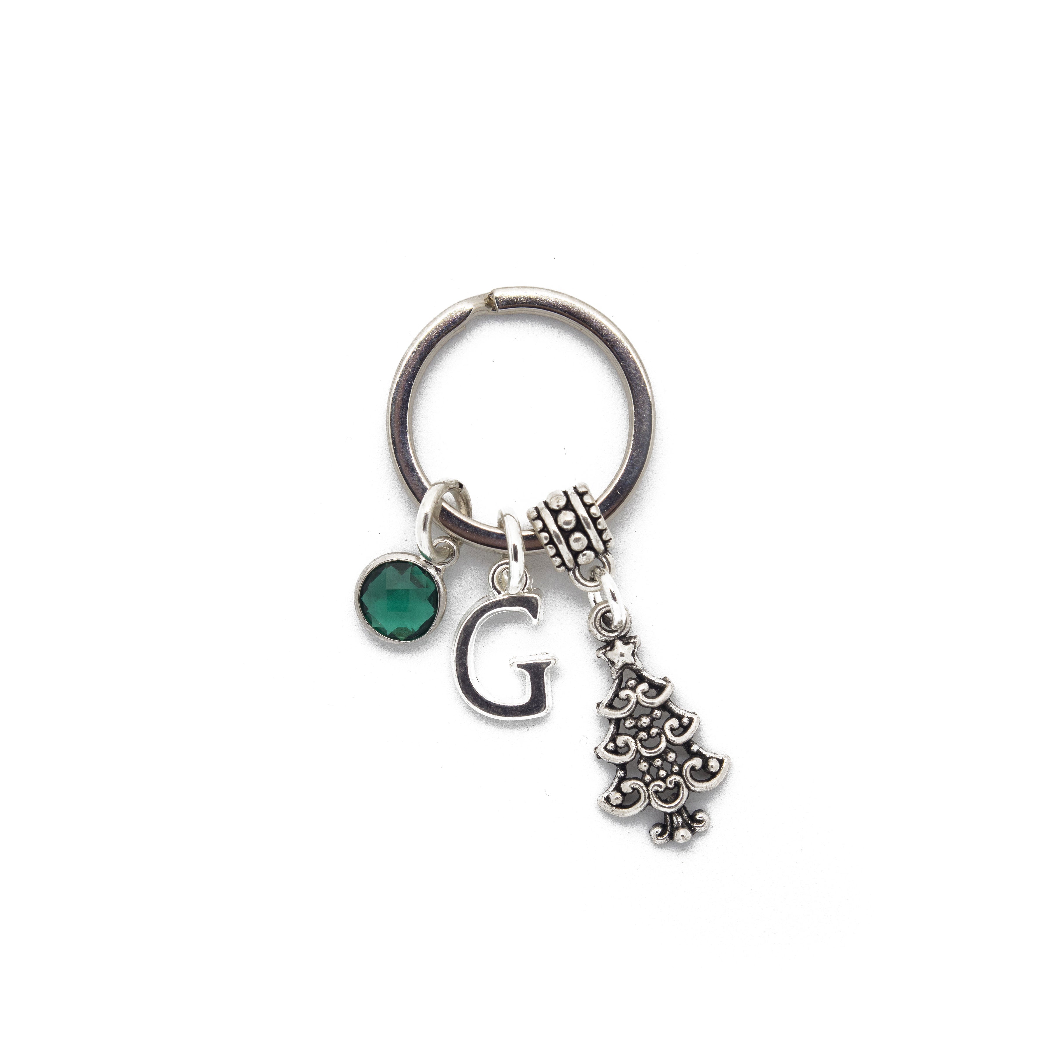 Personalised Christmas Tree Keyring