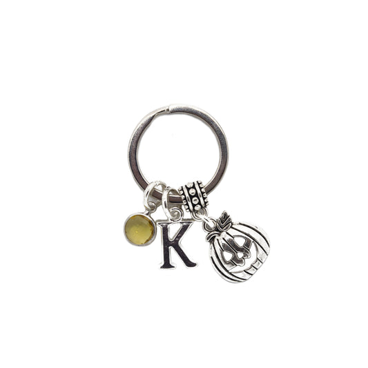 Personalised Pumpkin Keyring