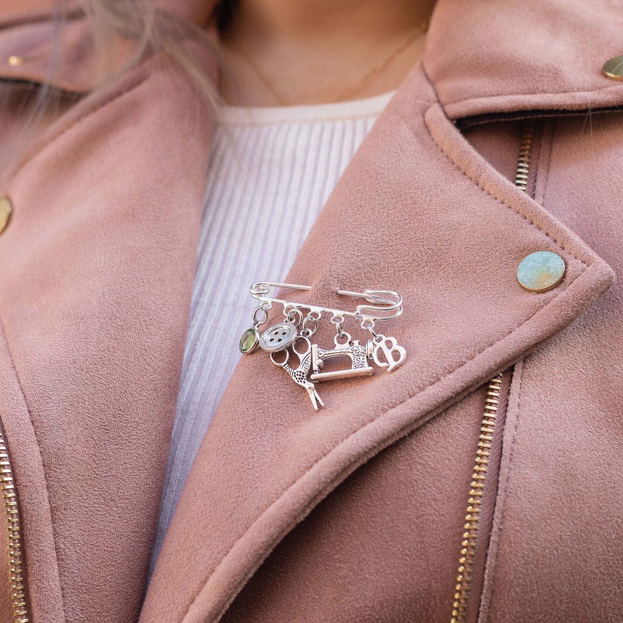 Personalised Sewing Brooch