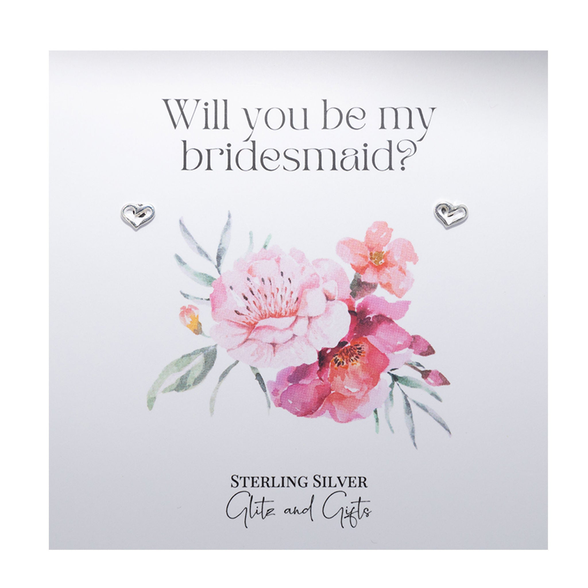 Bridesmaid Earring Card