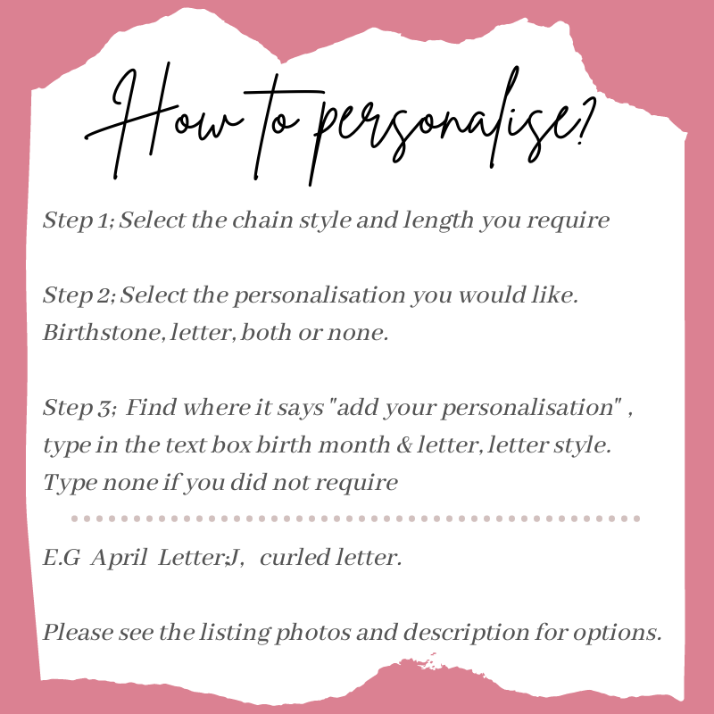 Personalised Santa Necklace