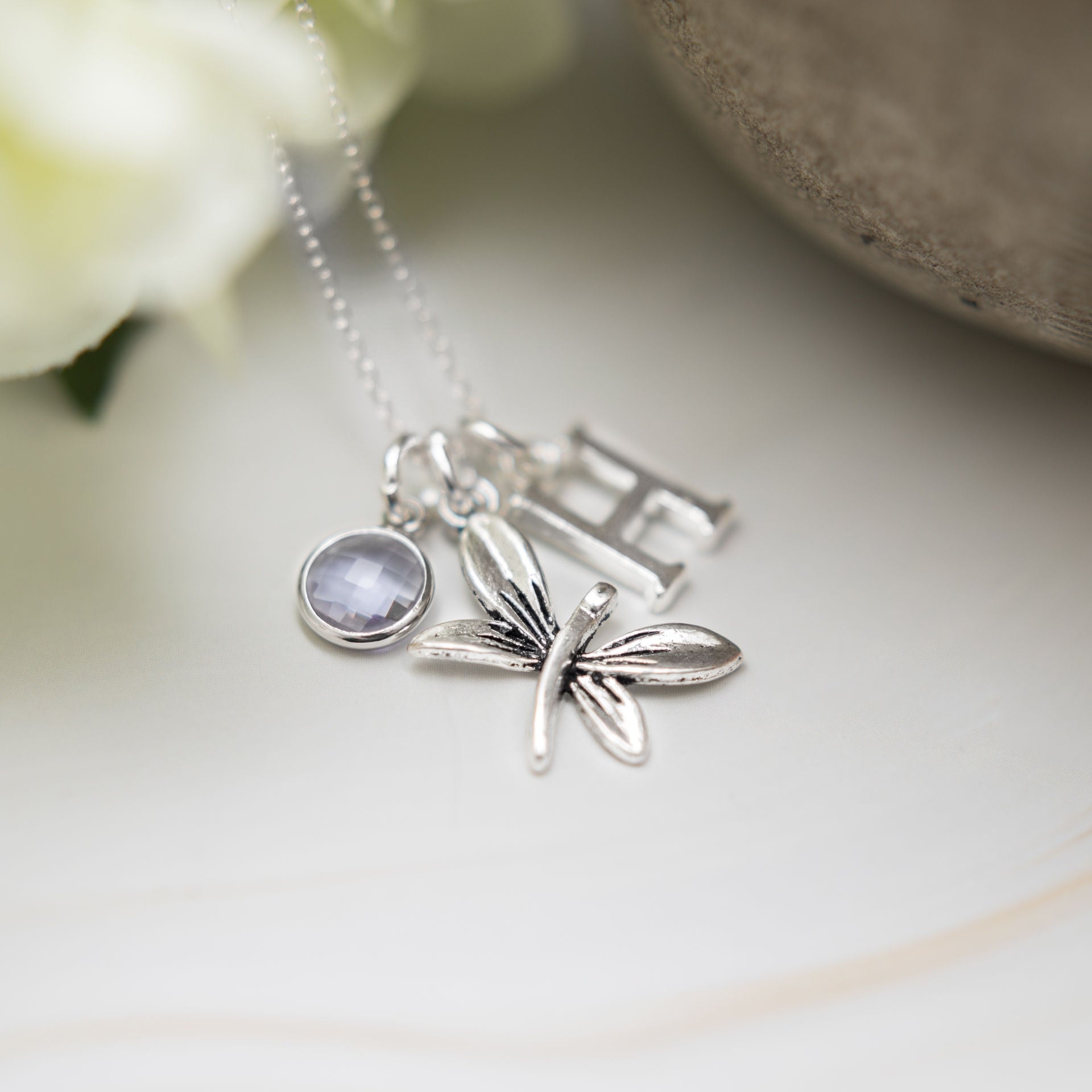 Personalised Dragonfly Necklace