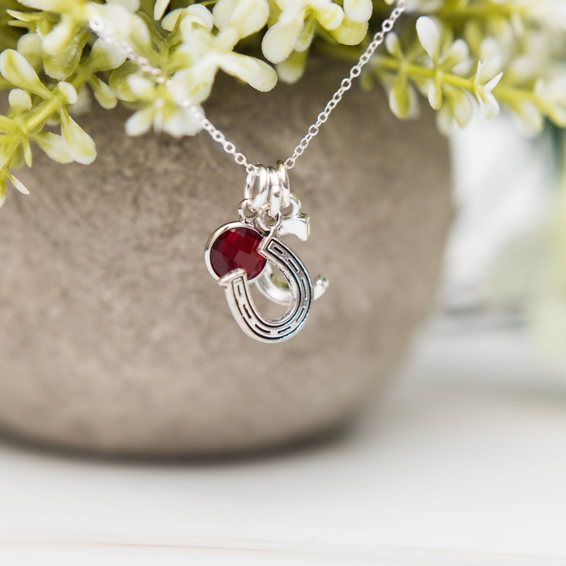 Personalised Horse Shoe Necklace