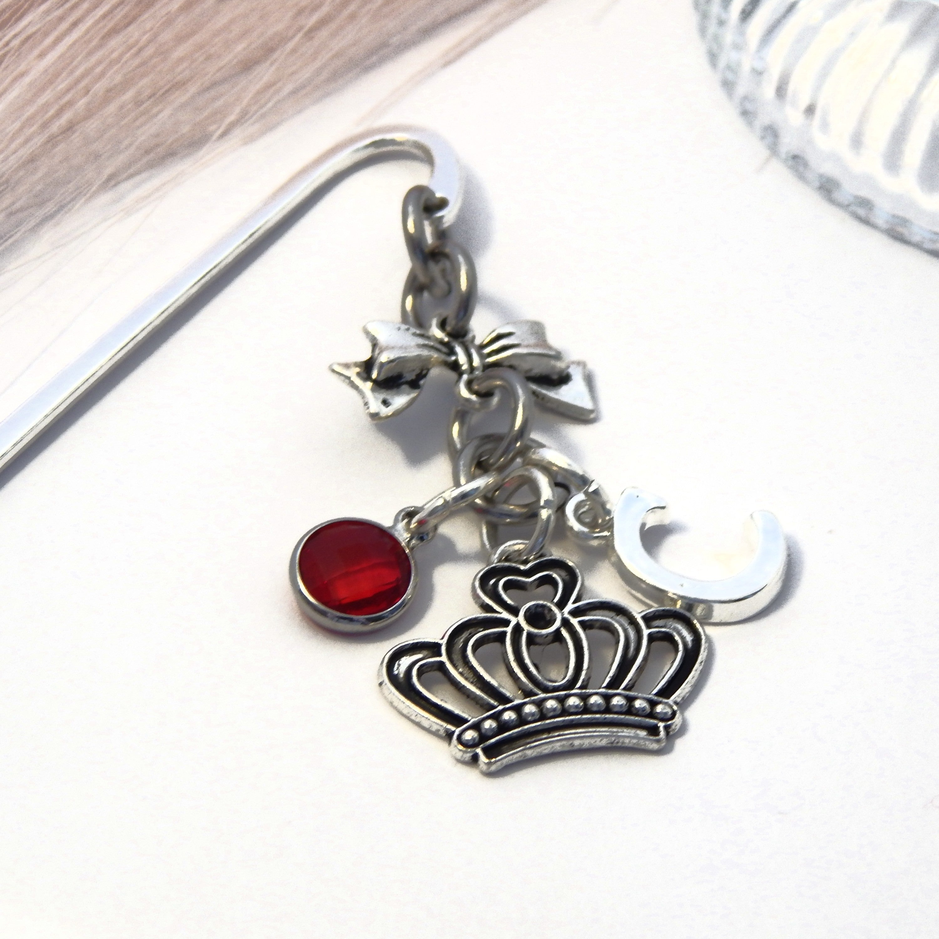 Personalised Crown Bookmark