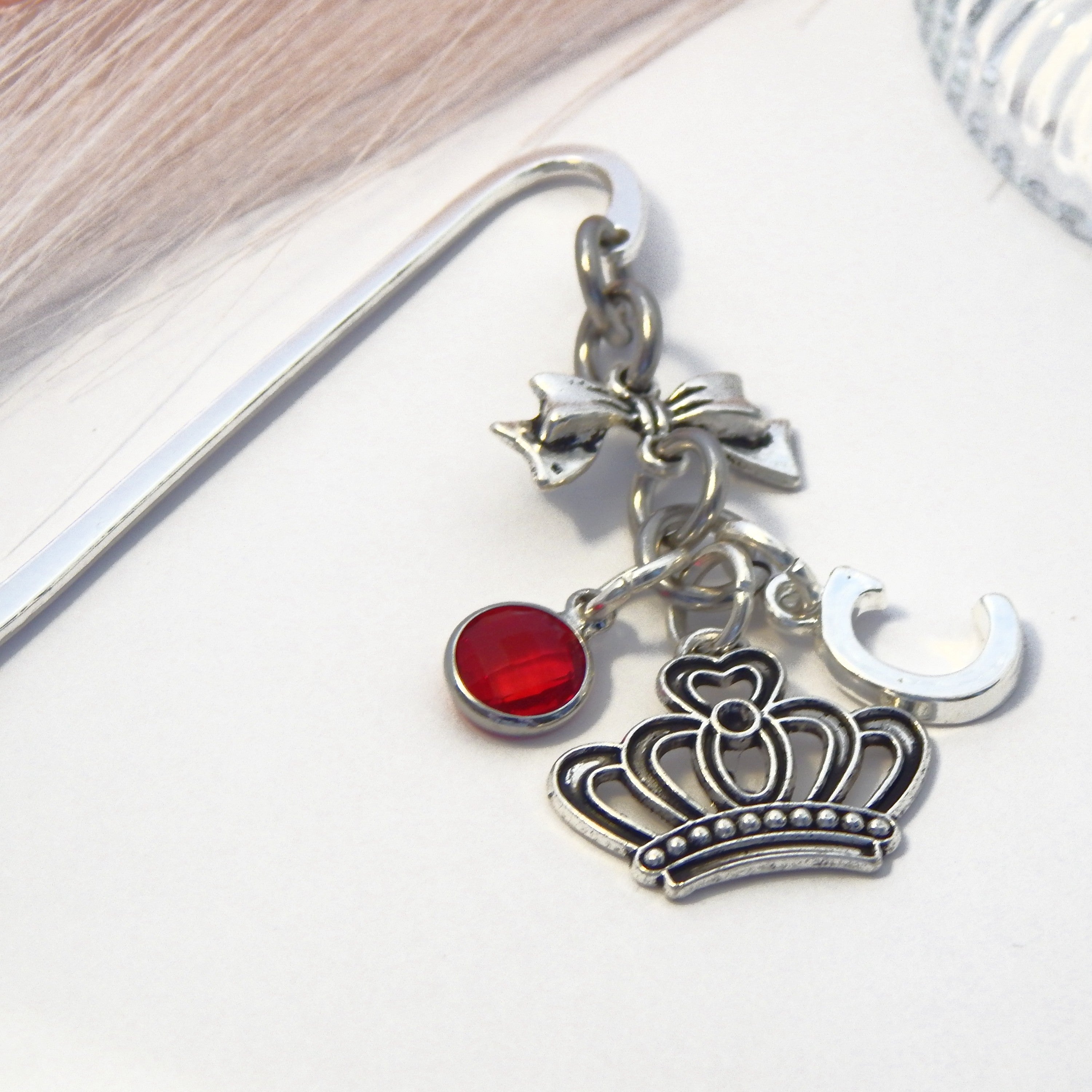 Personalised Crown Bookmark
