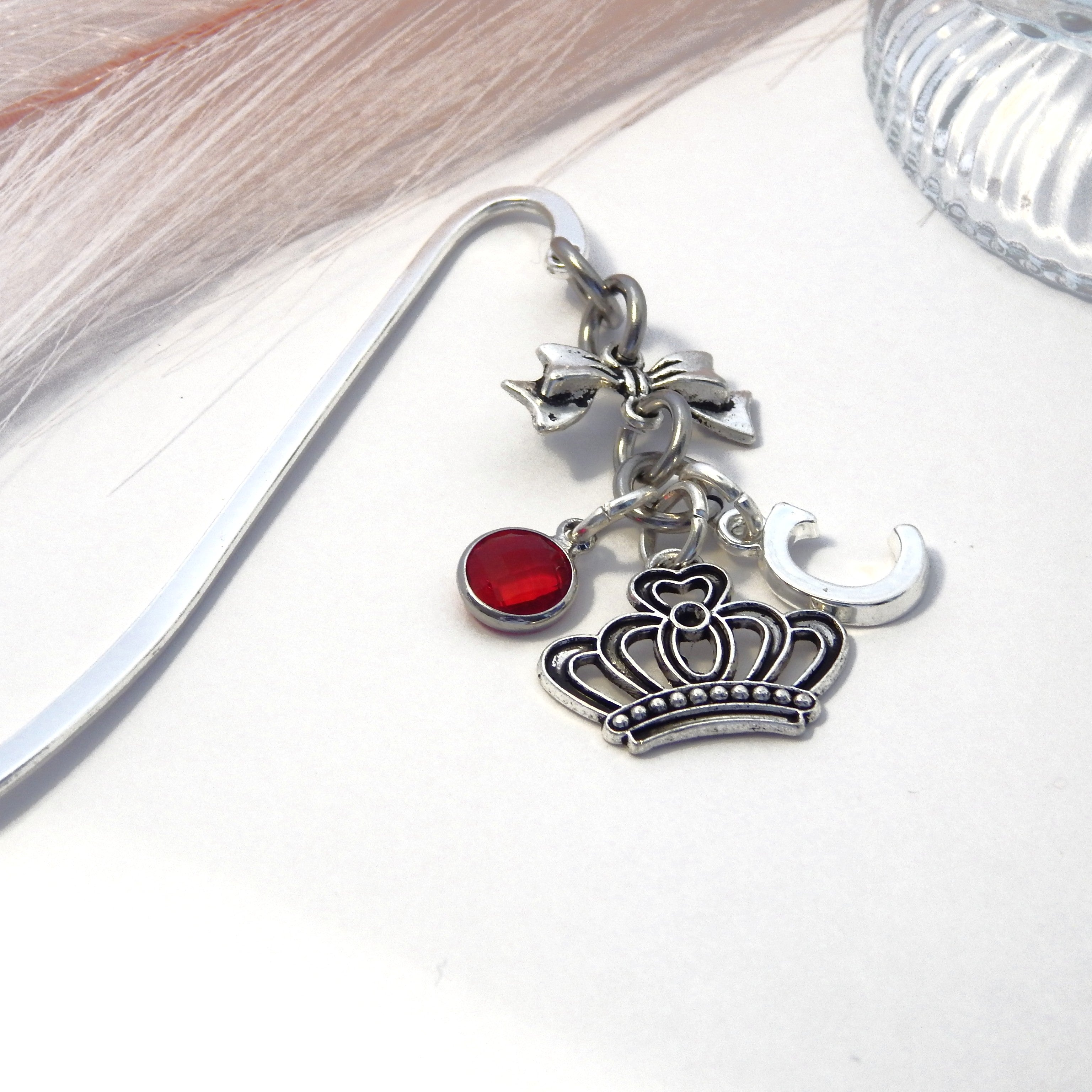 Personalised Crown Bookmark