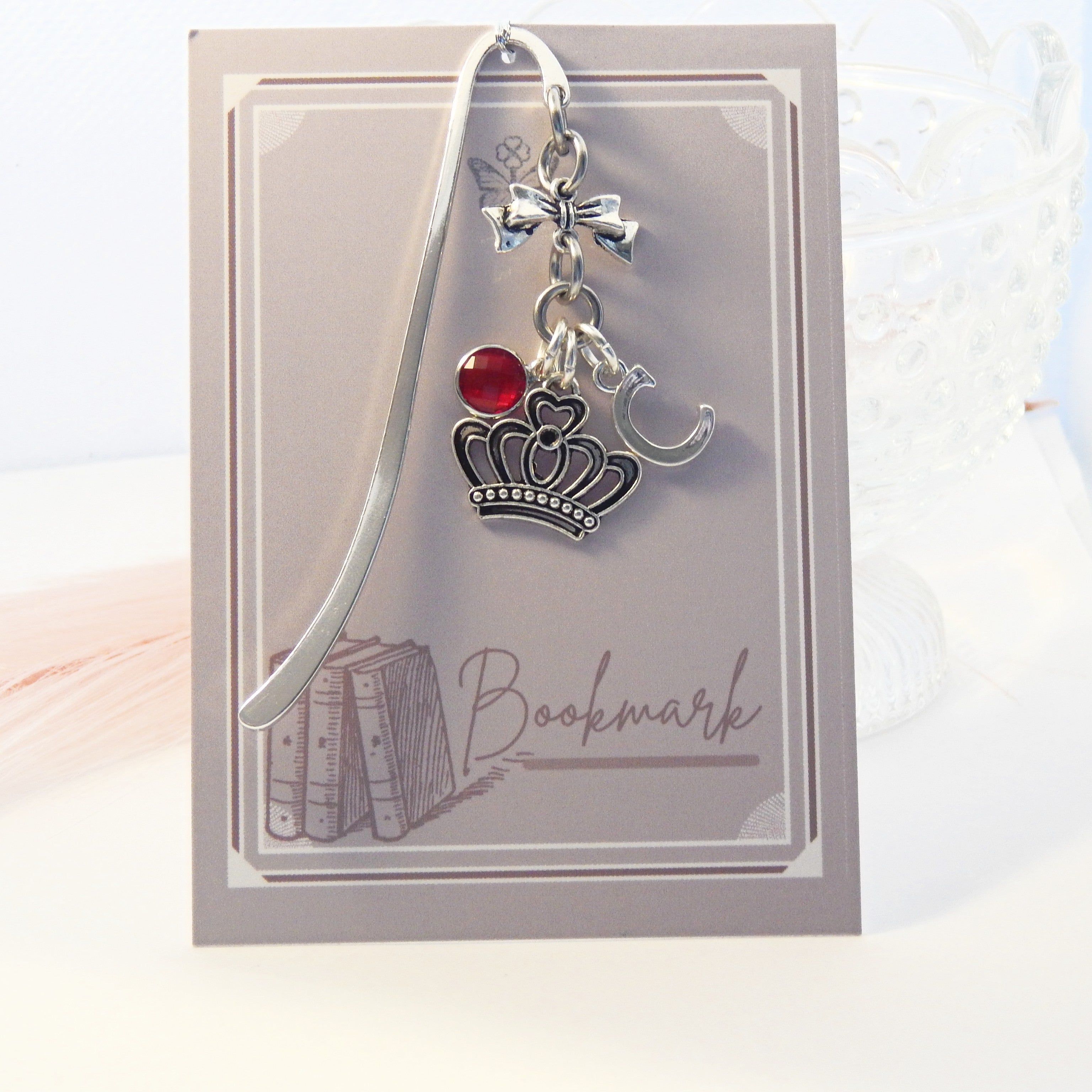 Personalised Crown Bookmark
