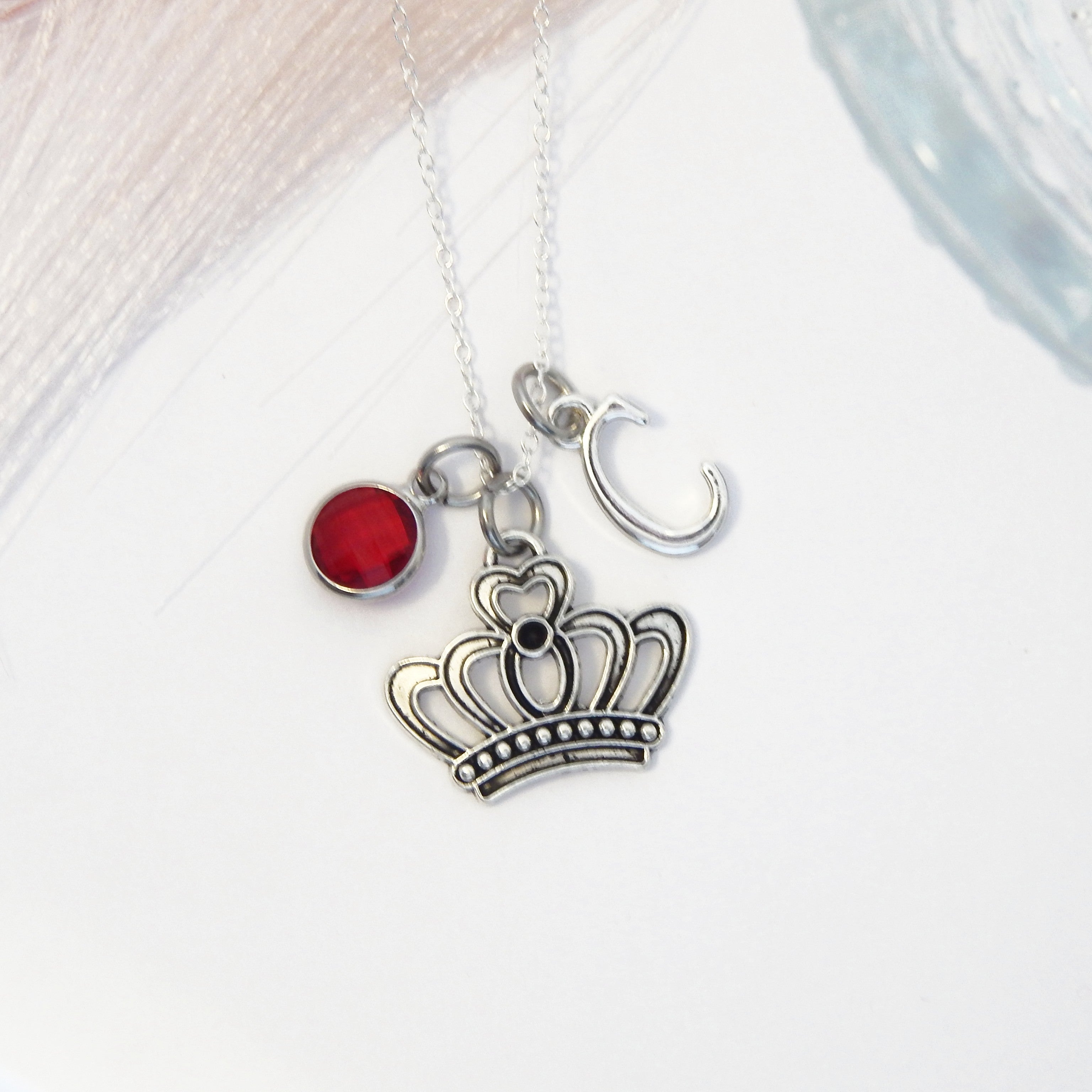 Personalised Crown Necklace