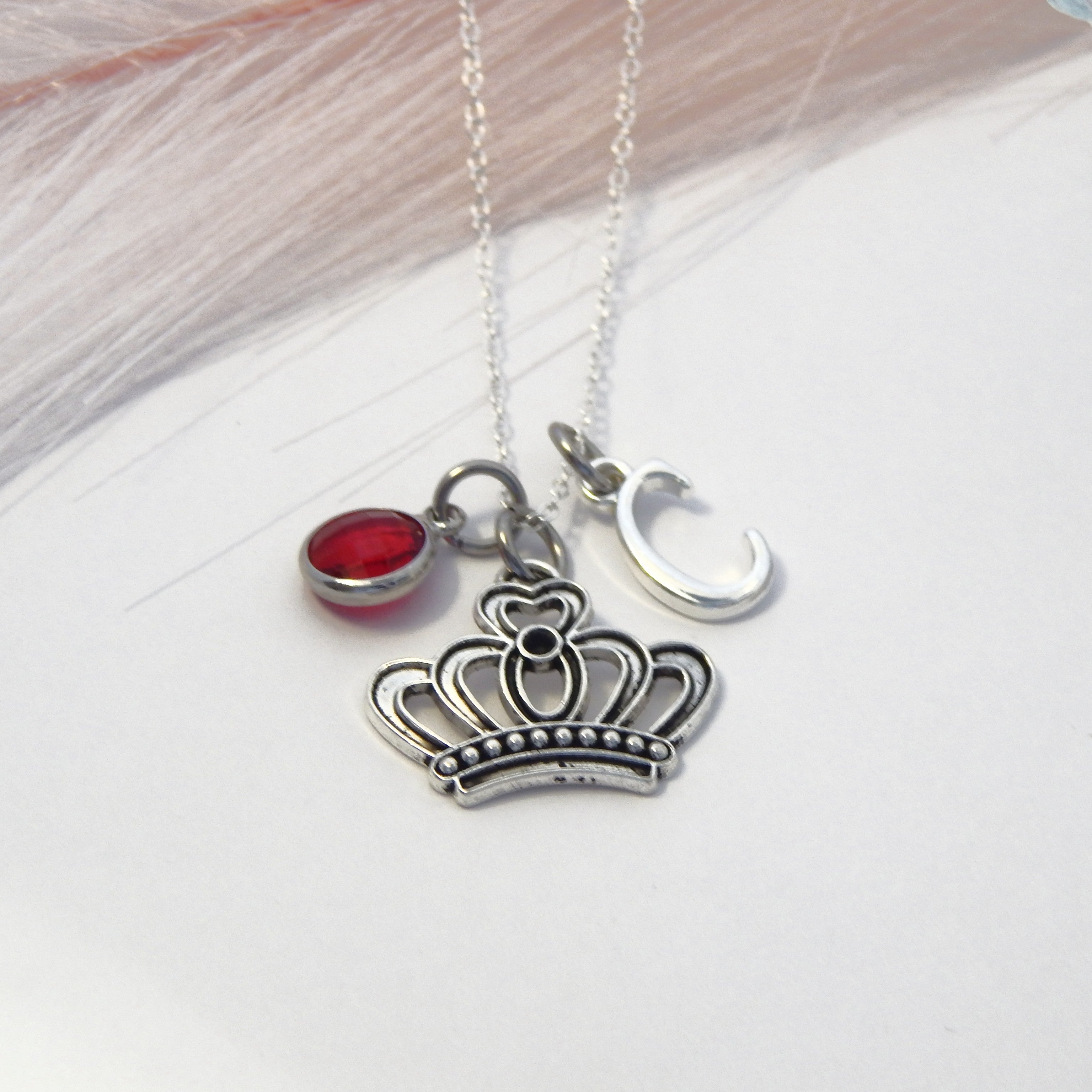 Personalised Crown Necklace