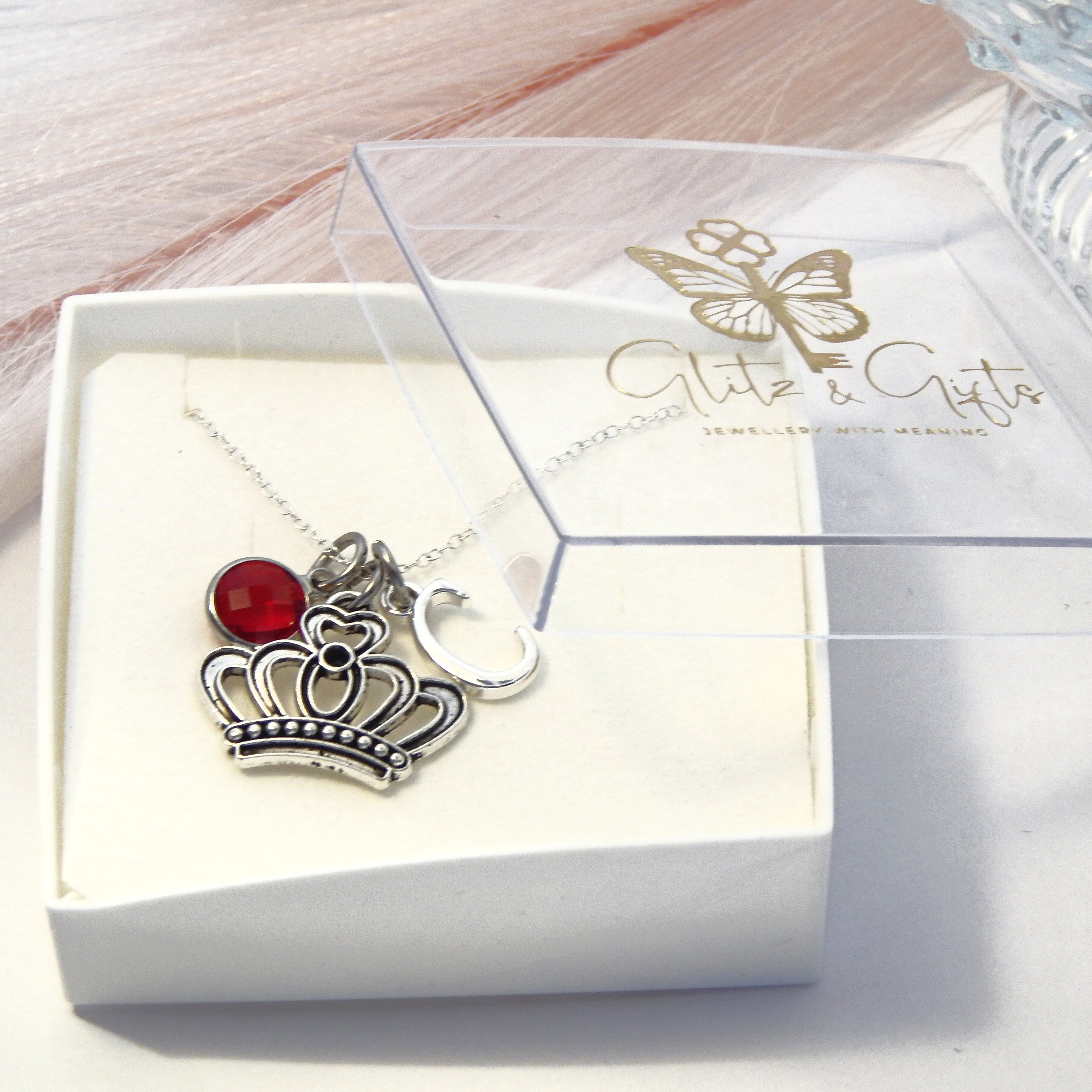 Personalised Crown Necklace