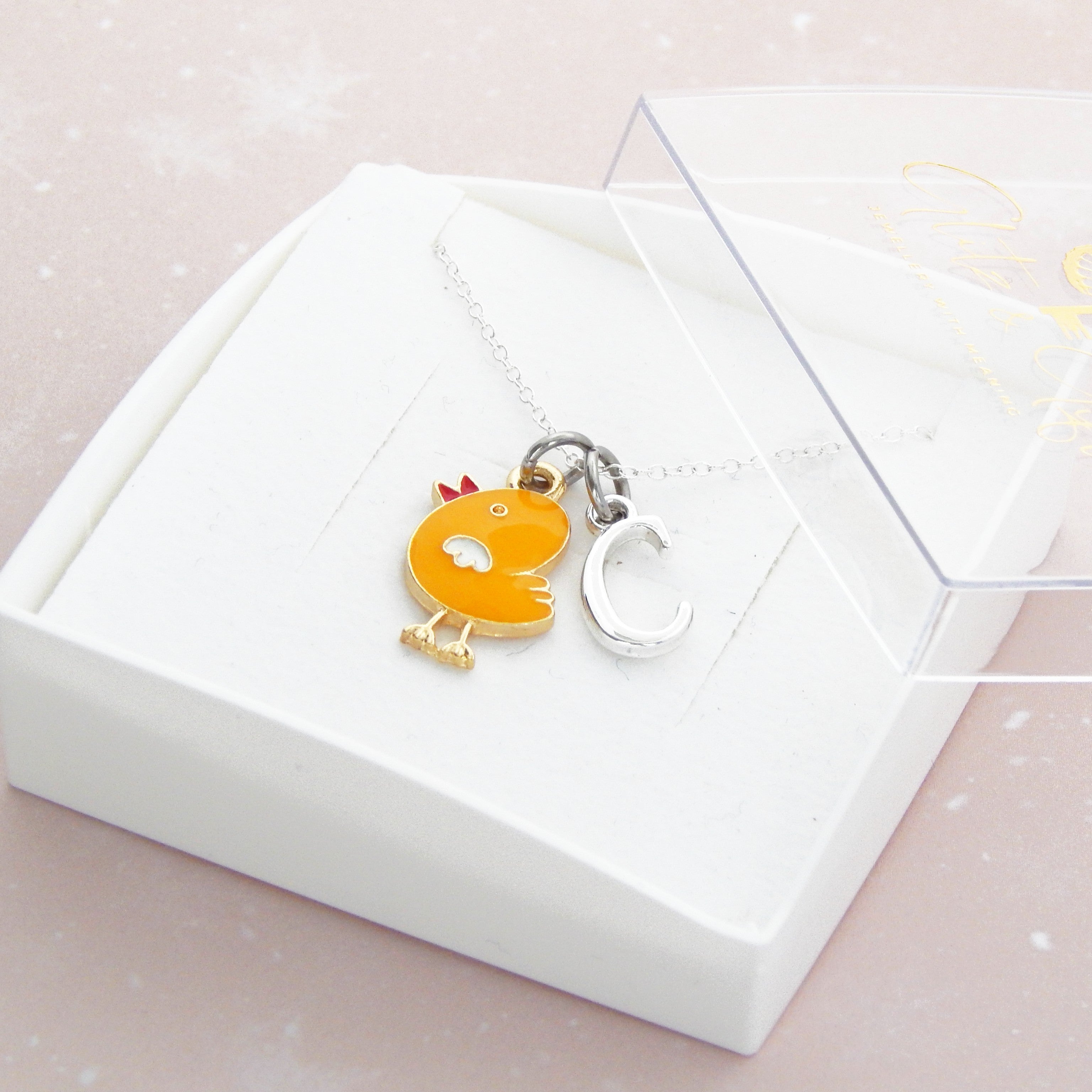 Personalised Easter Chick Necklace
