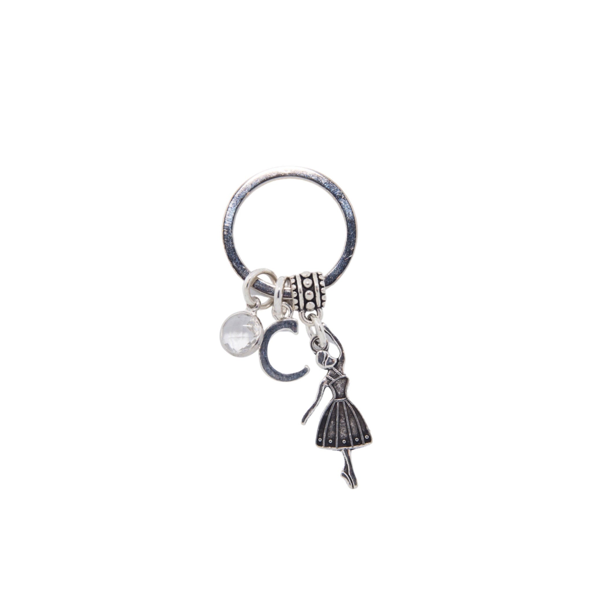Personalised Dancer Keyring