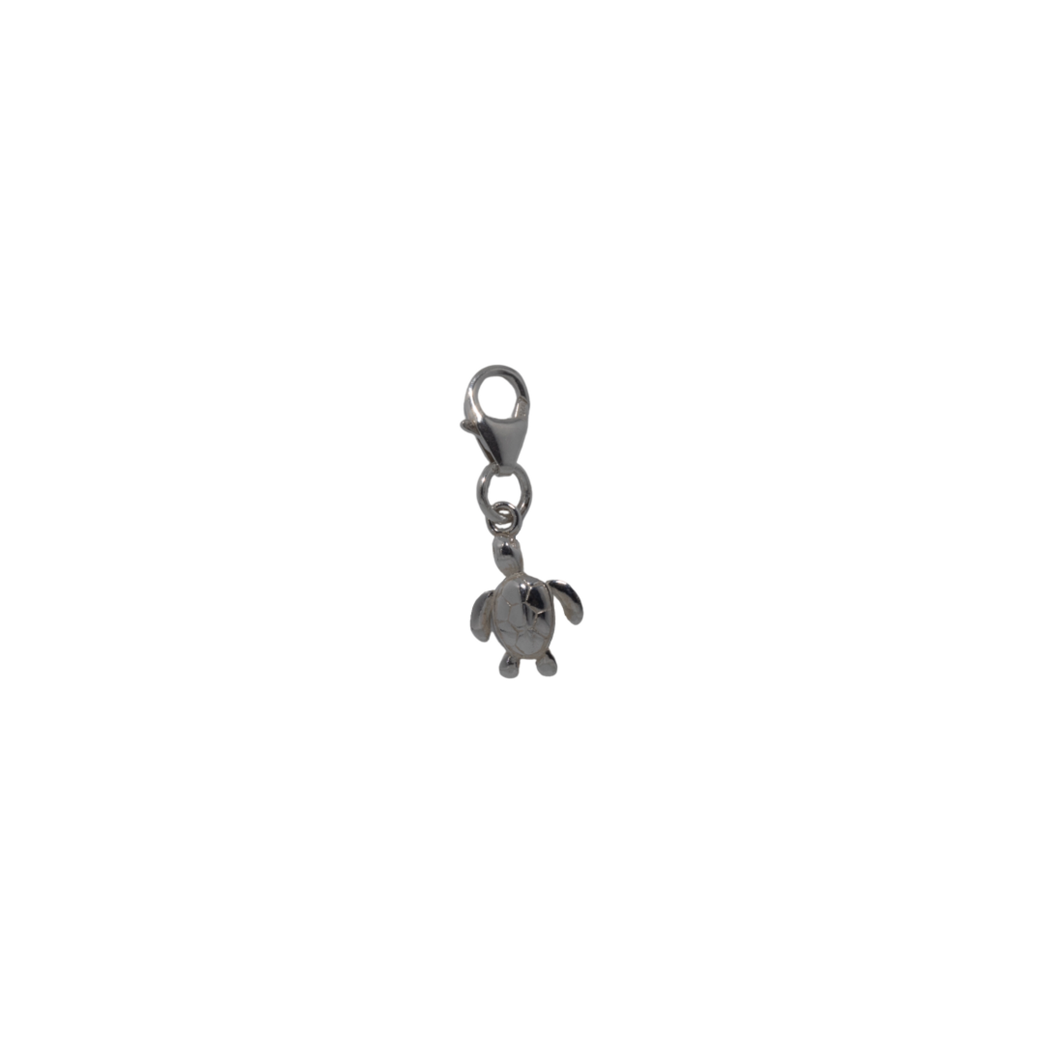 Sterling Silver Turtle Clip Charm