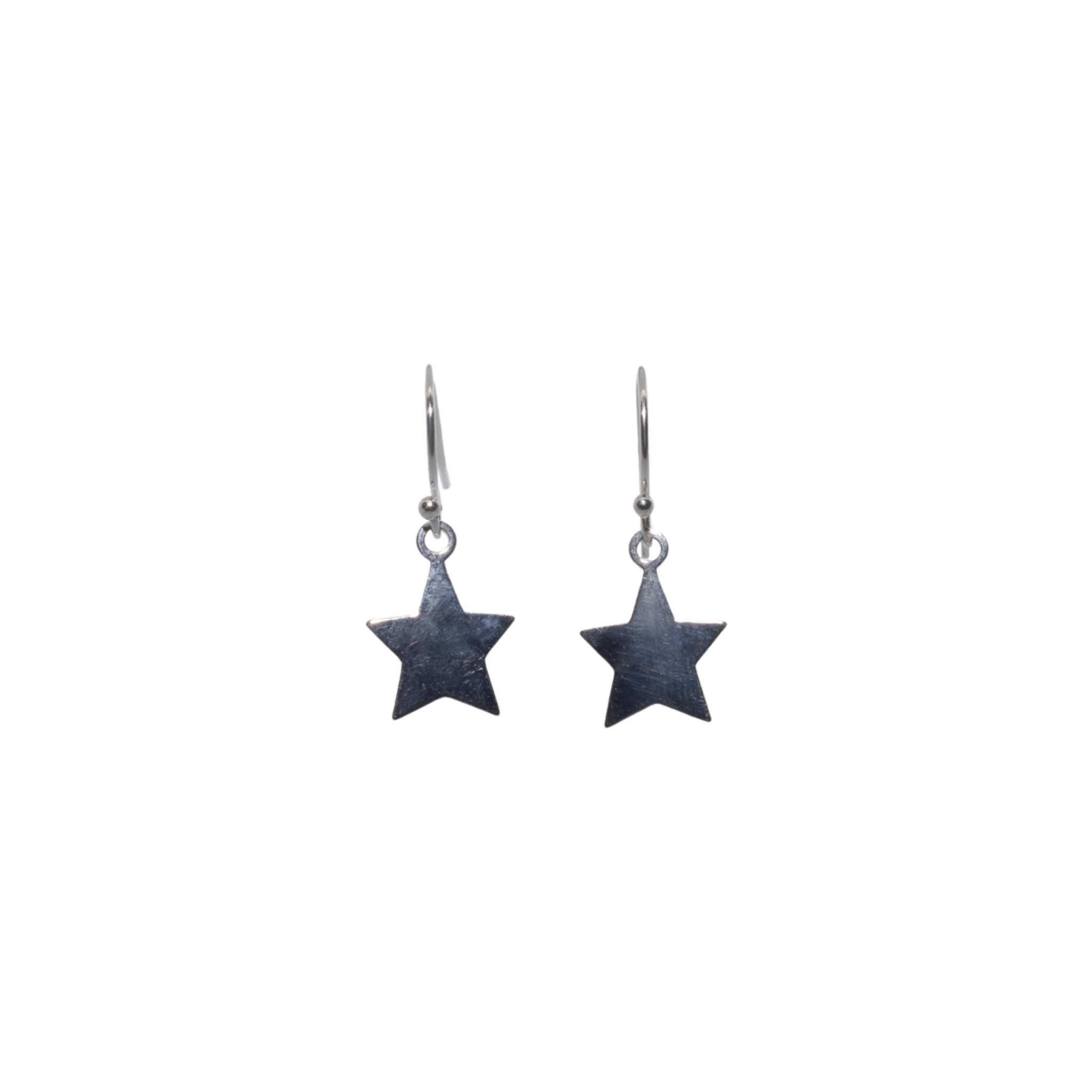 Sterling Silver Star Earrings