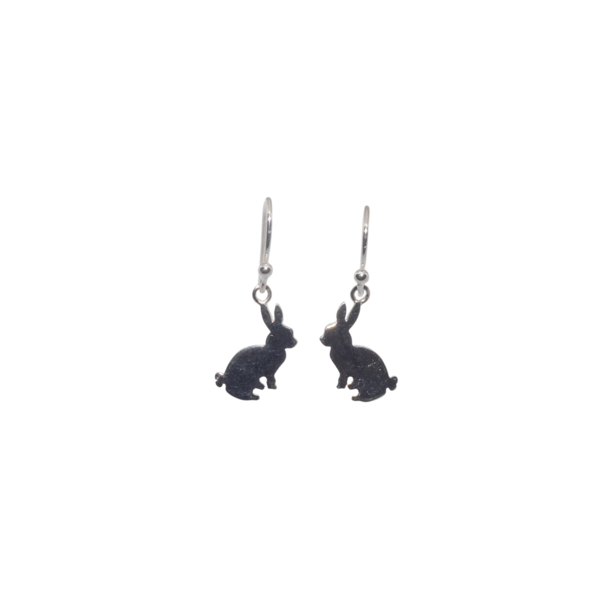 Sterling Silver Rabbit Earrings
