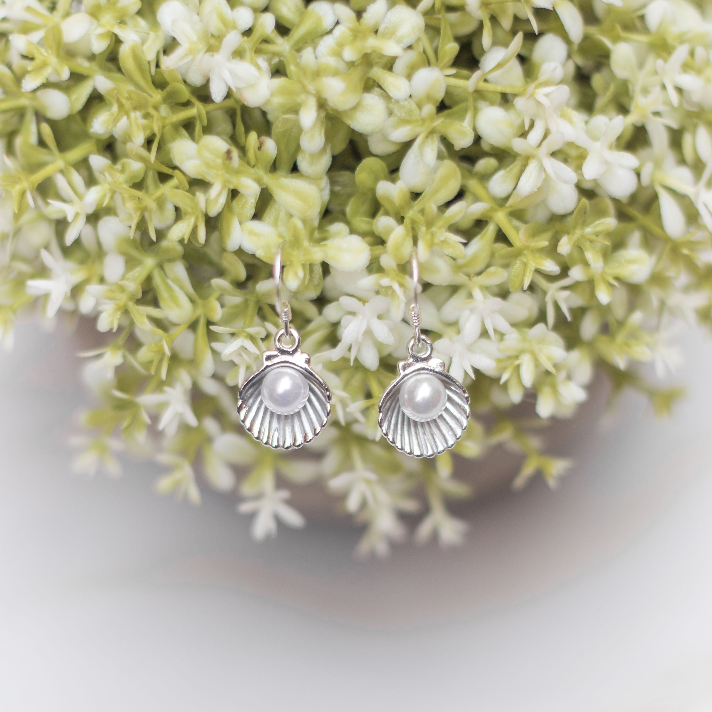 Shell Charm Earrings