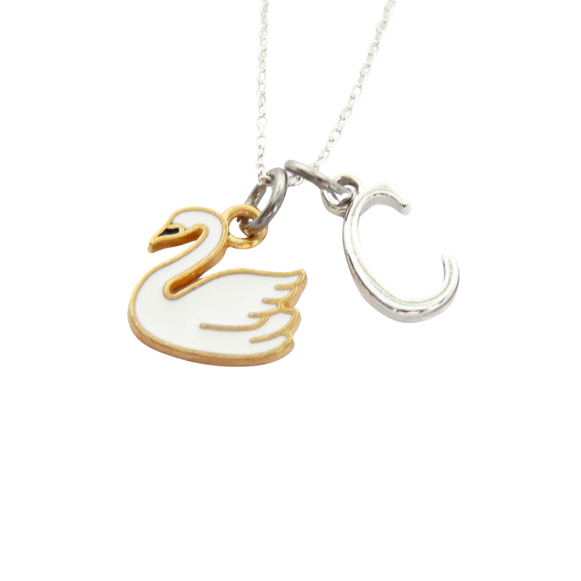 Personalised Swan Necklace