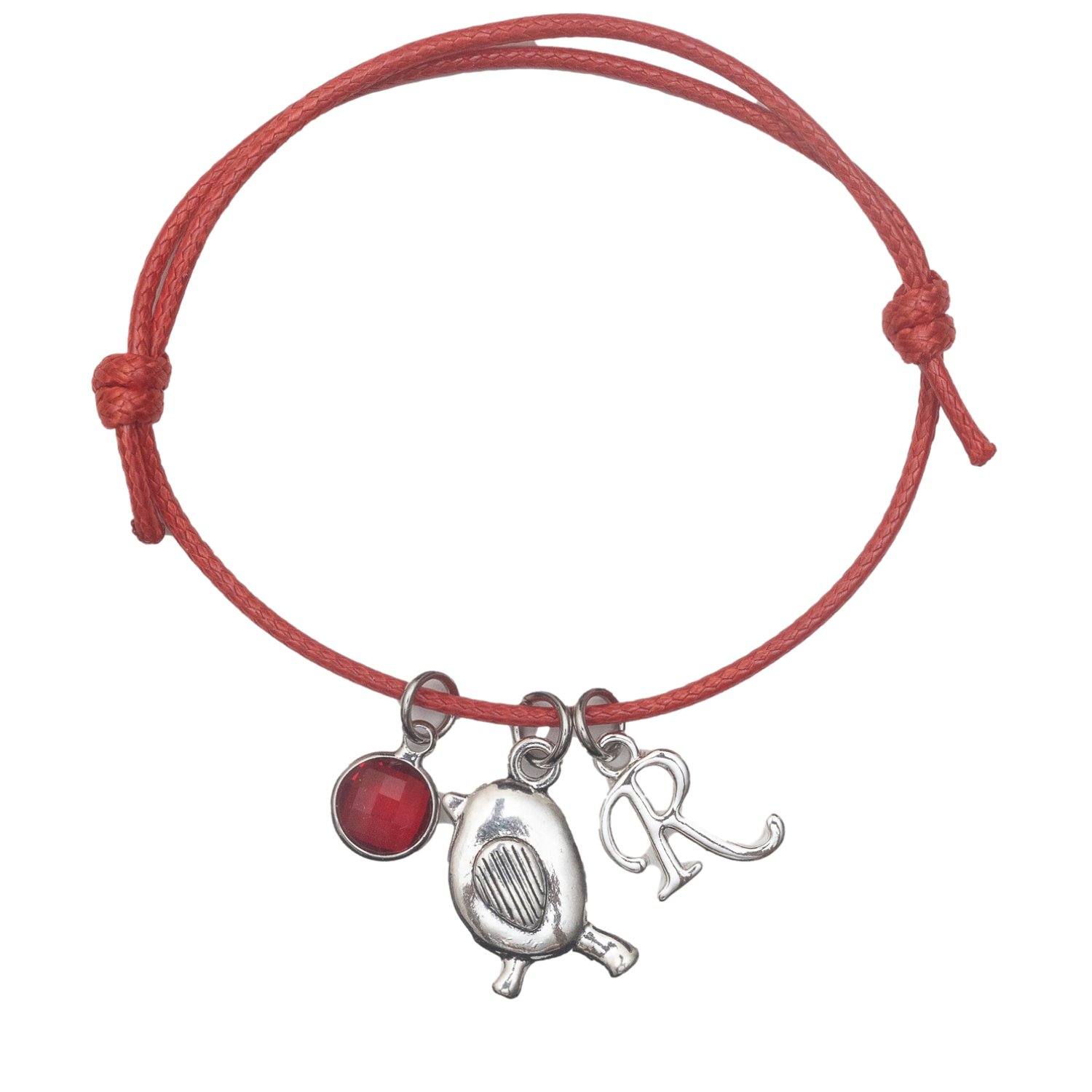 Personalised Robin Cord Bracelet